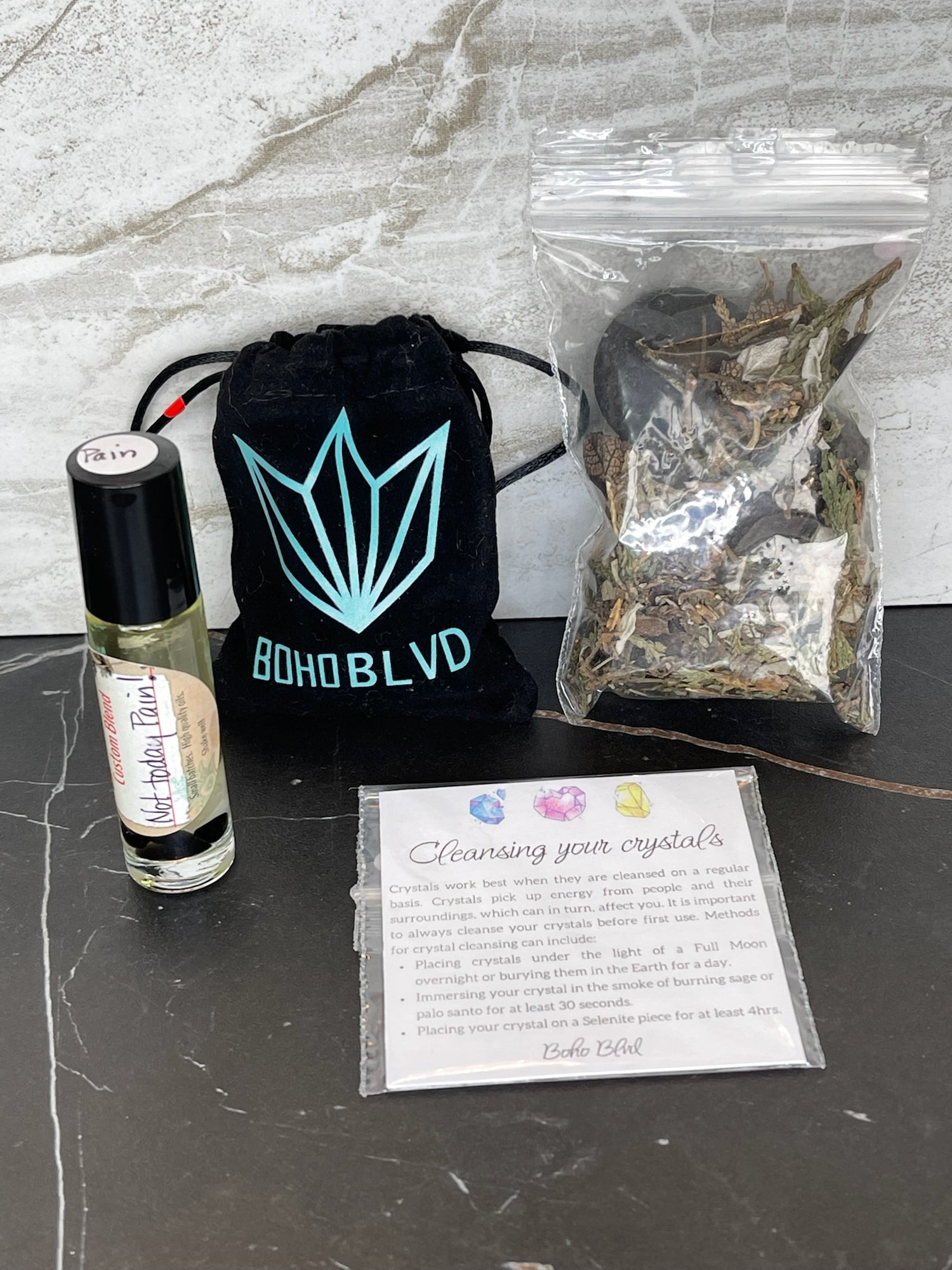 Crystal Sage And Essential Oil Kits