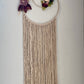 Double Circle Floral Macrame Dreamcatcher