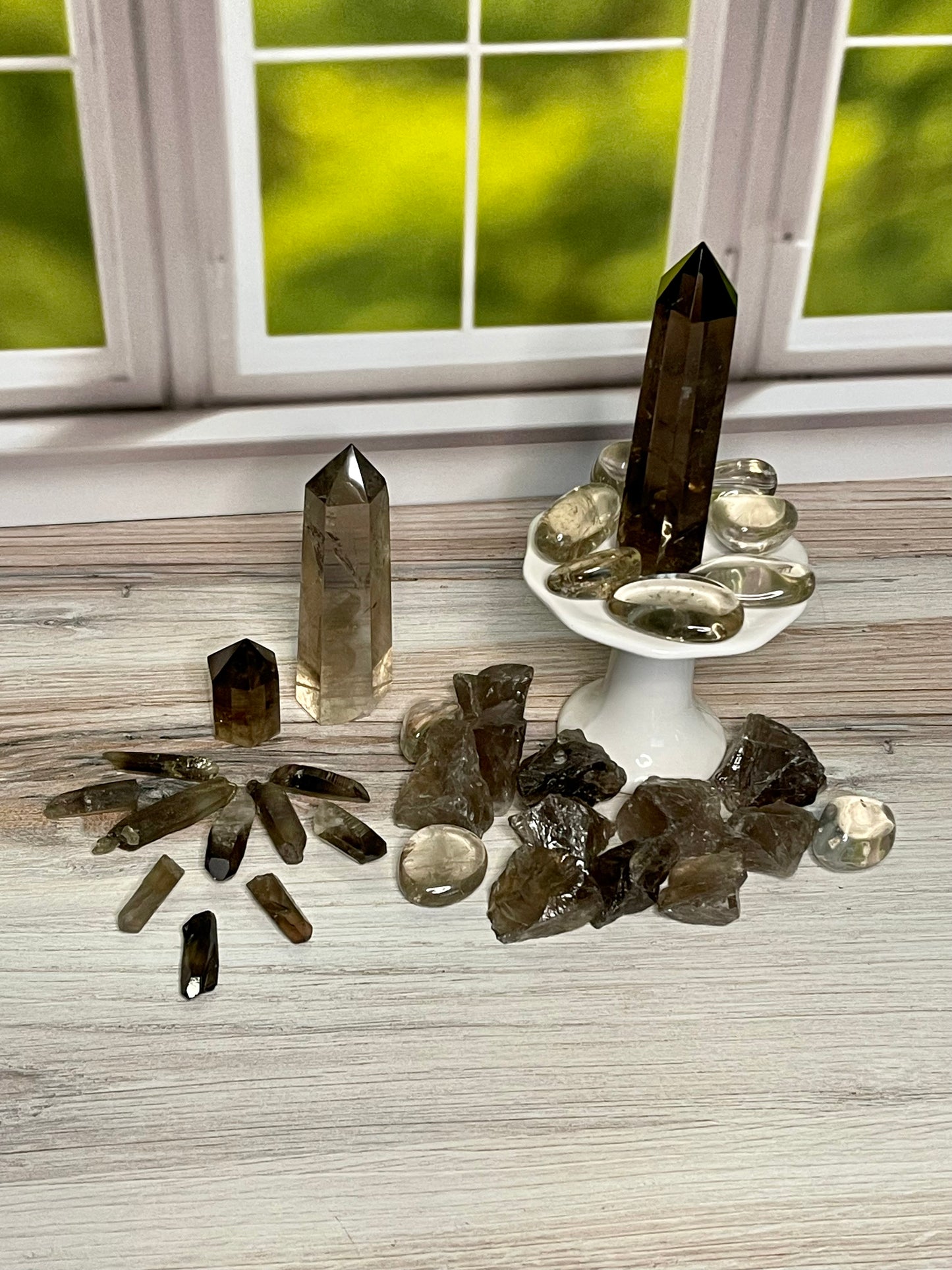 Smoky Quartz Points