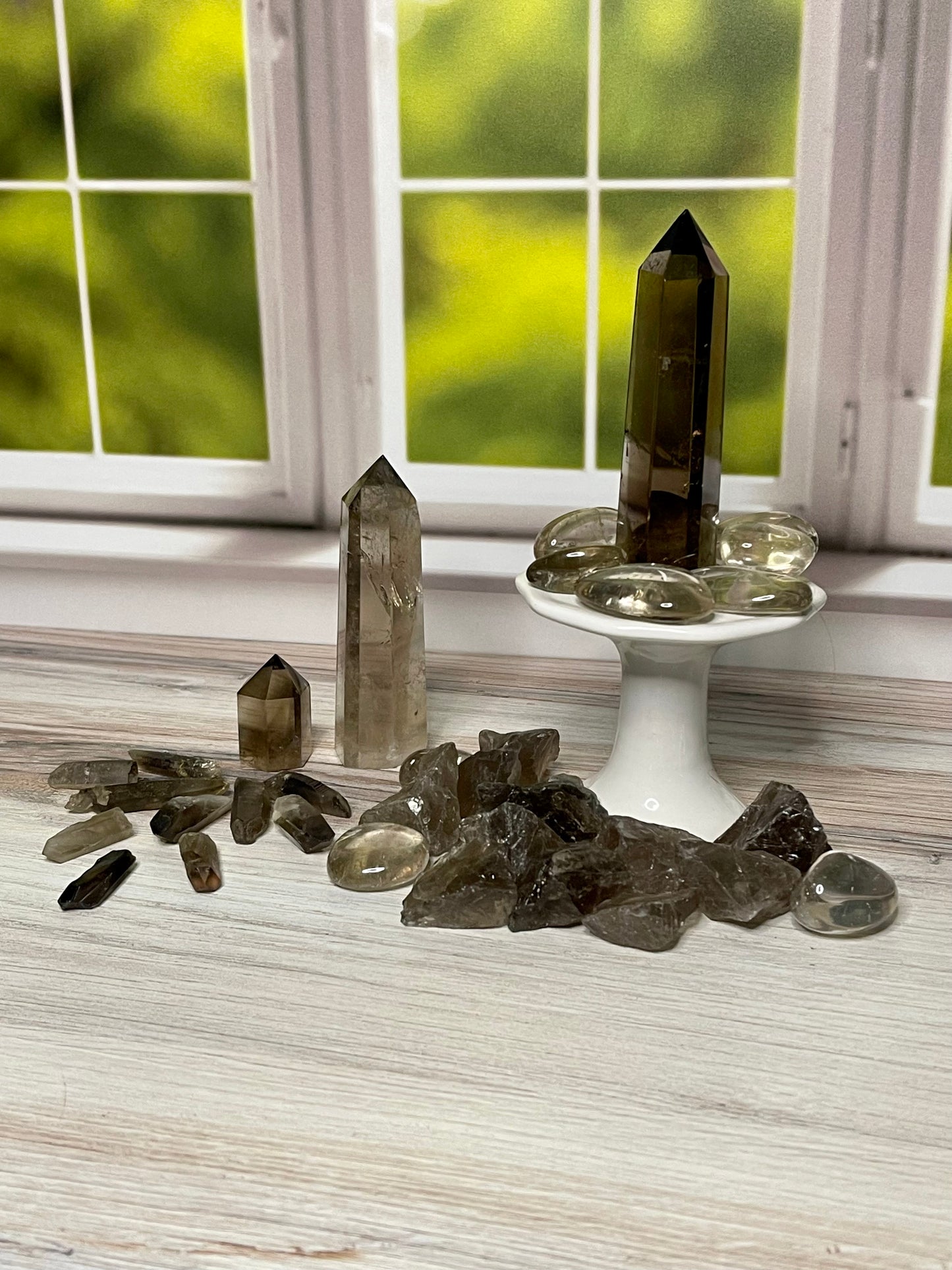 Smoky Quartz Points