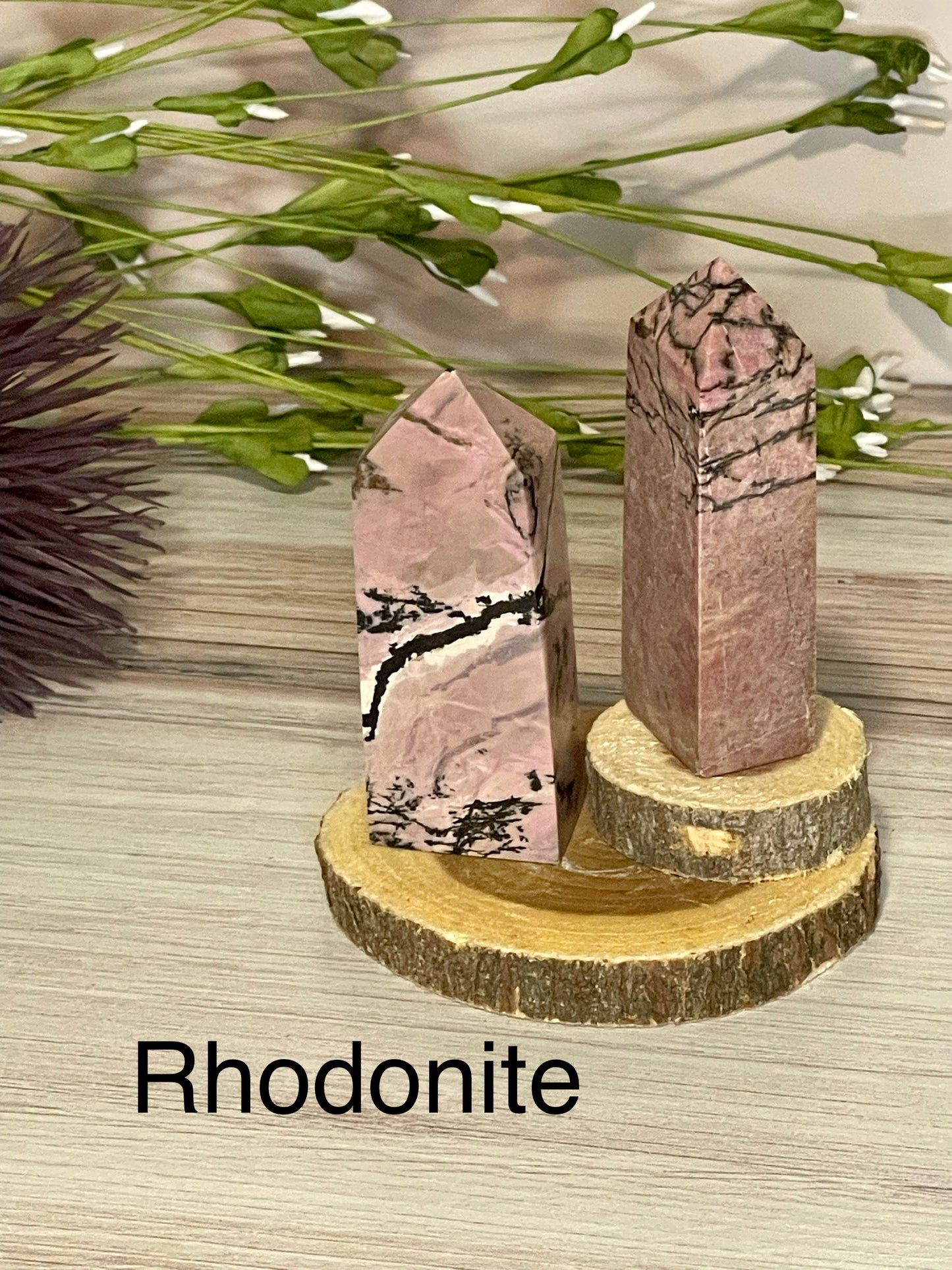 Rhodonite Points