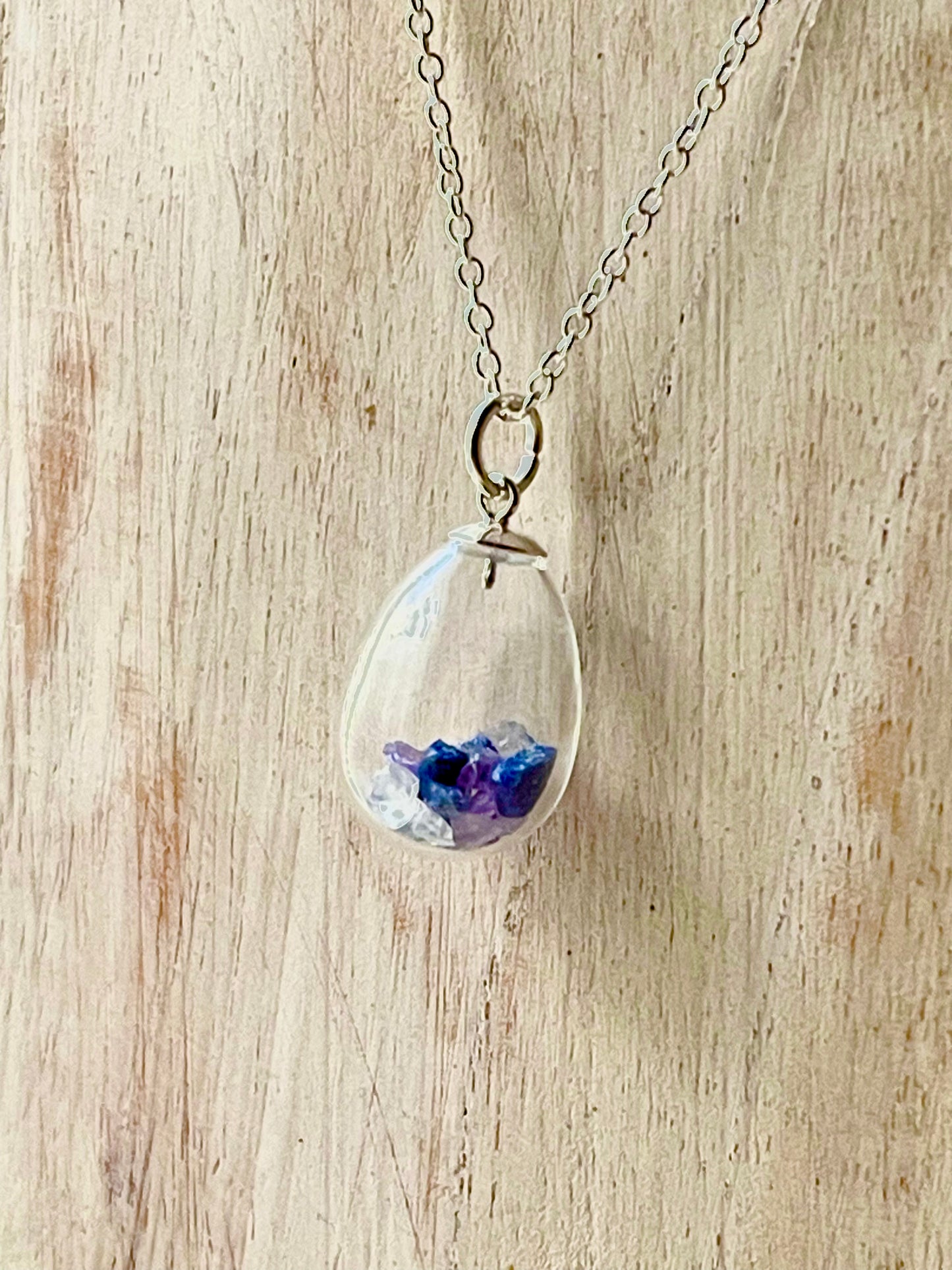 ****Add on Birthstones for Glass Teardrop (this is an add on listing only)