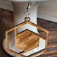 Wooden Polygon Geometric Earrings