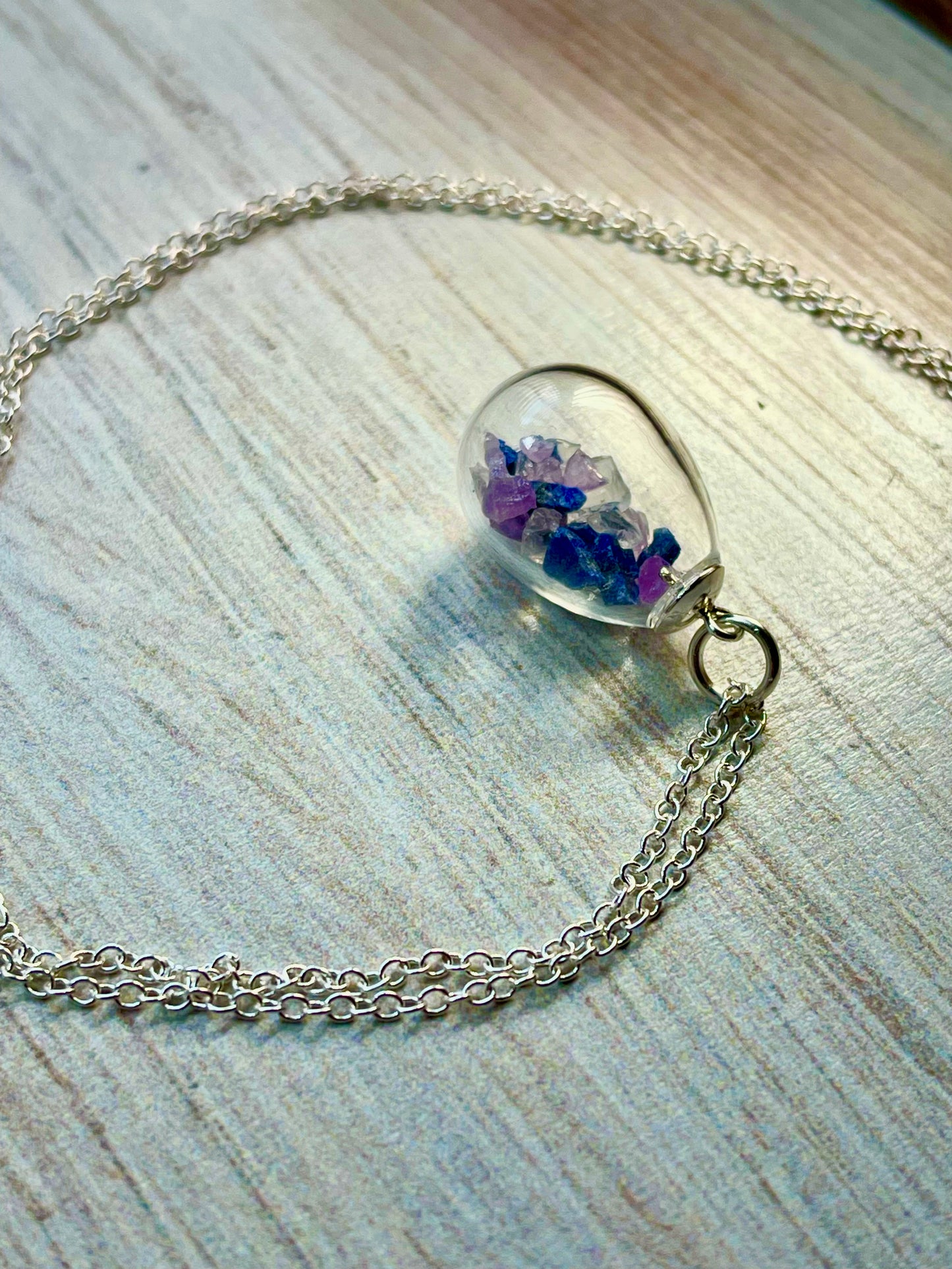 Customizable Crystal/Birthstone Necklace (One Stone)