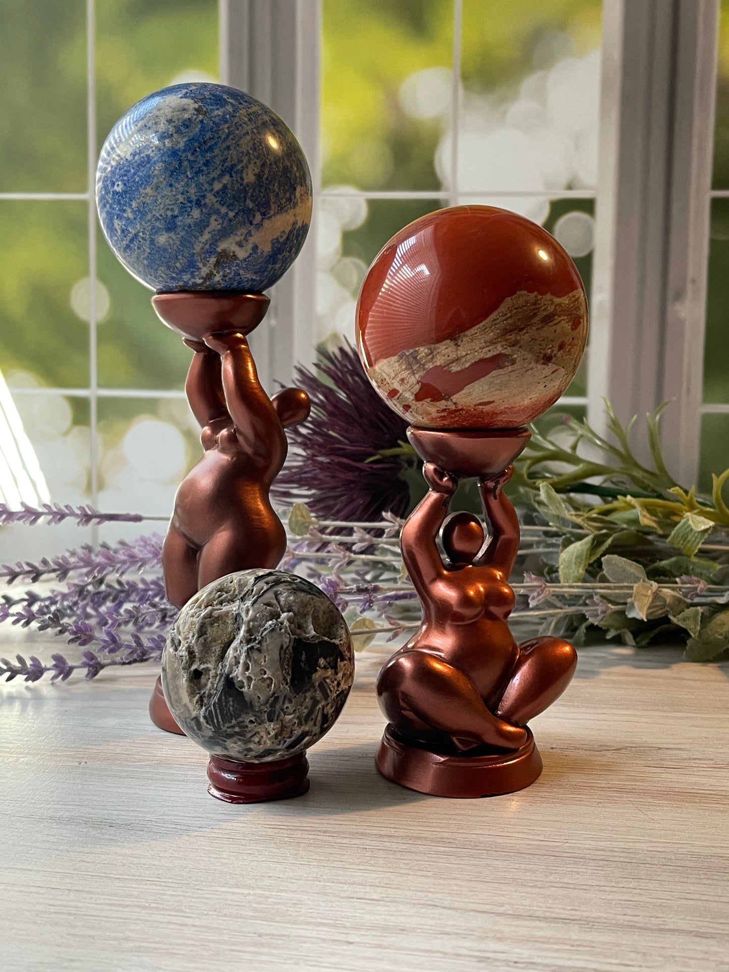 Goddess Sphere Holders