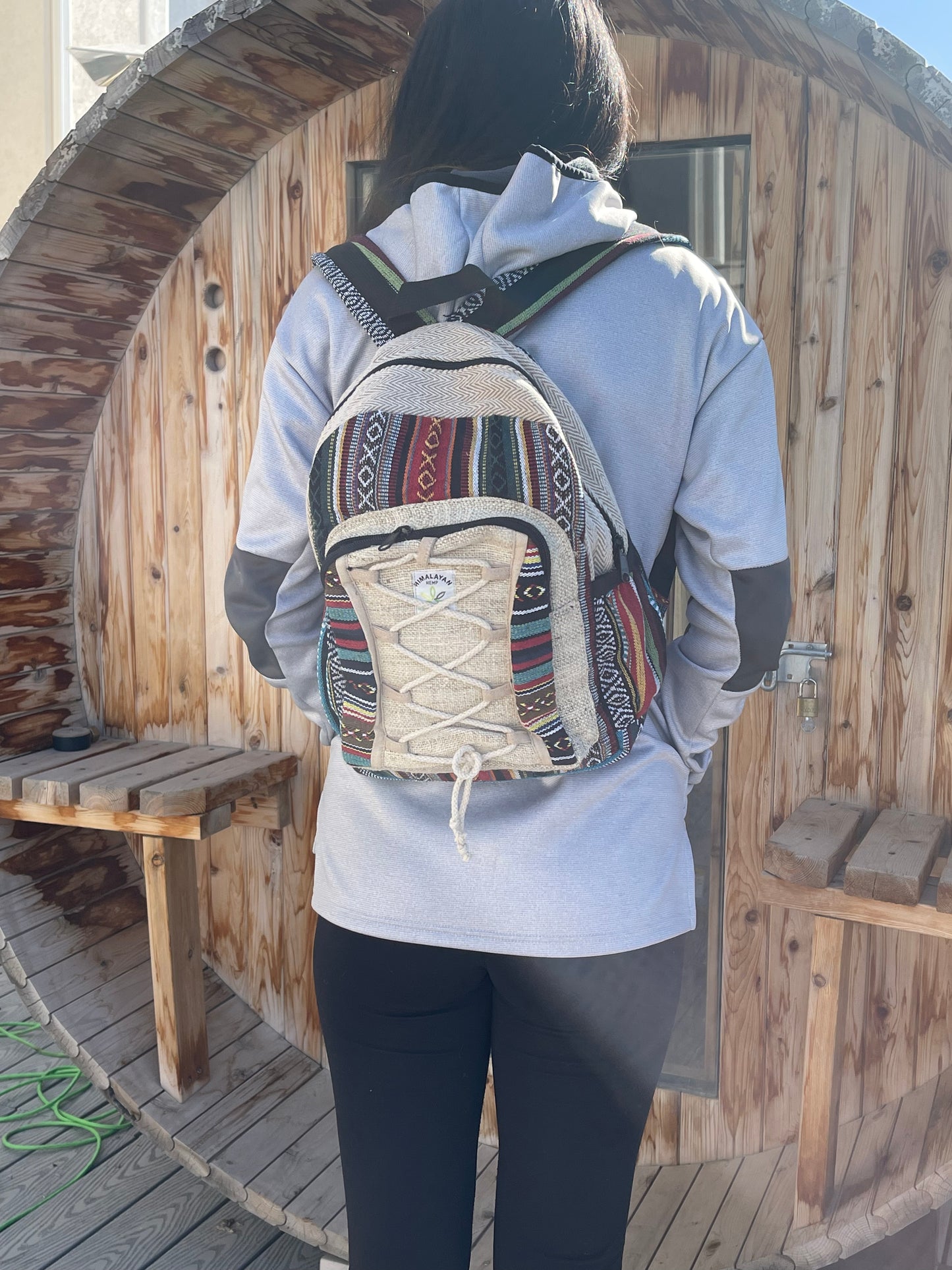 Boho Hemp Backpack