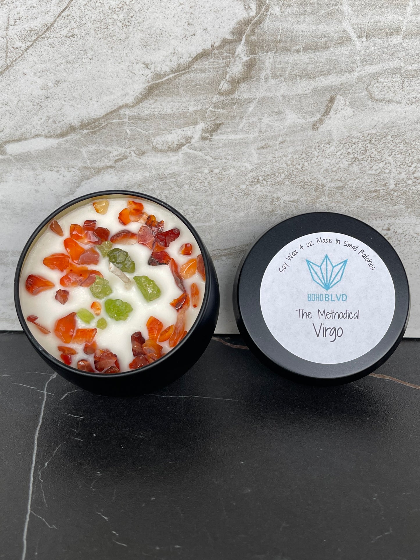 The Methodical Virgo Zodiac Candle