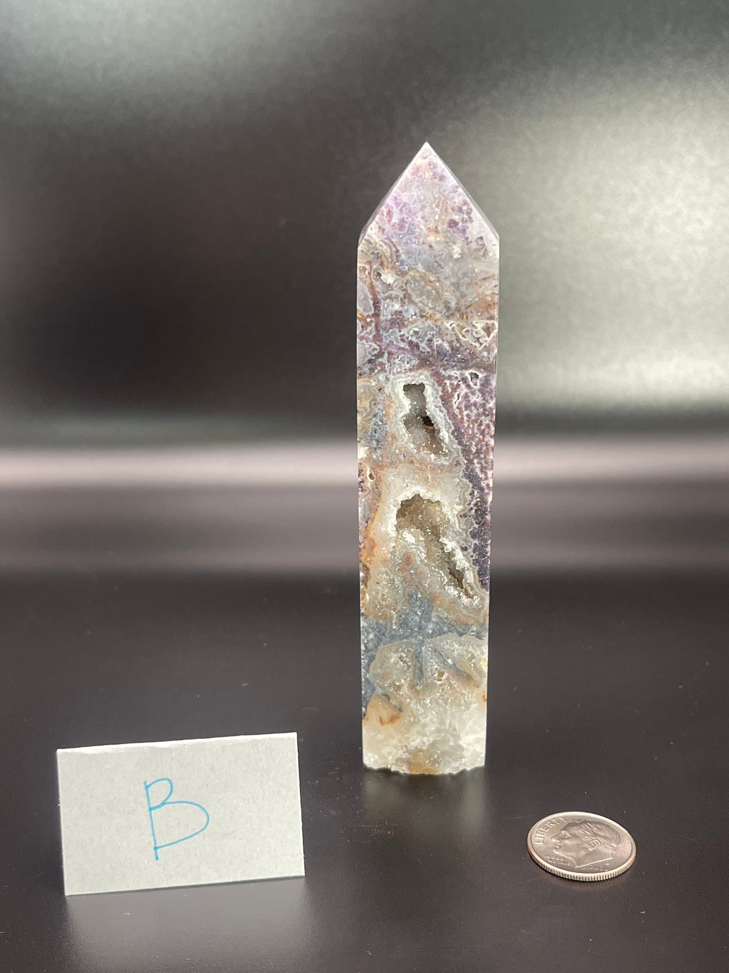 Purple Sphalerite Crystal Points