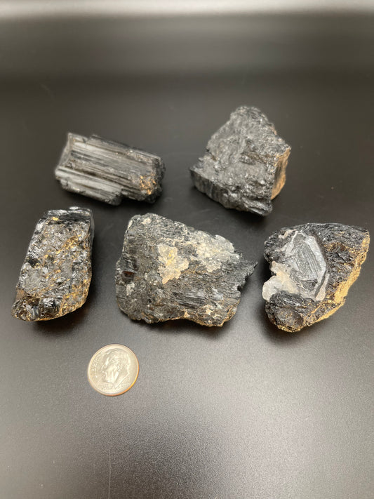 Raw Medium Black Tourmaline