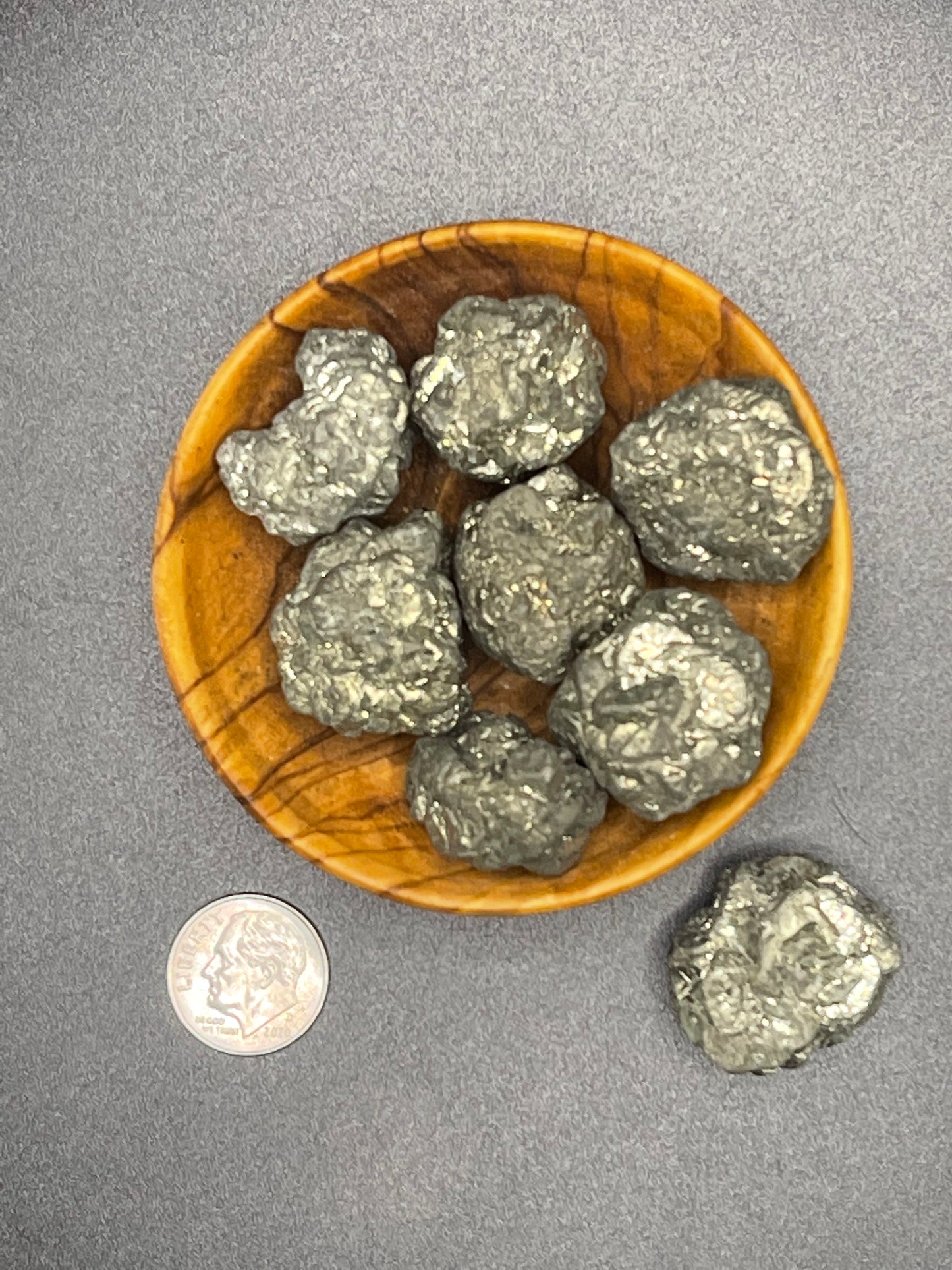 Raw Round Iron Pyrite