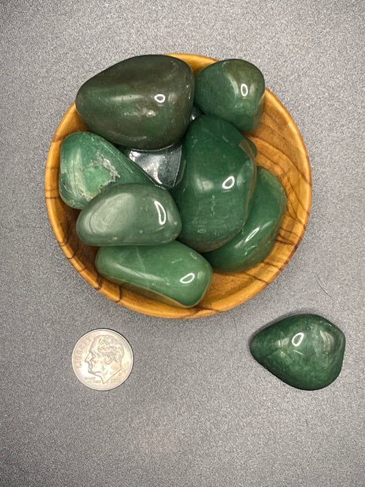 Tumbled Green Jade