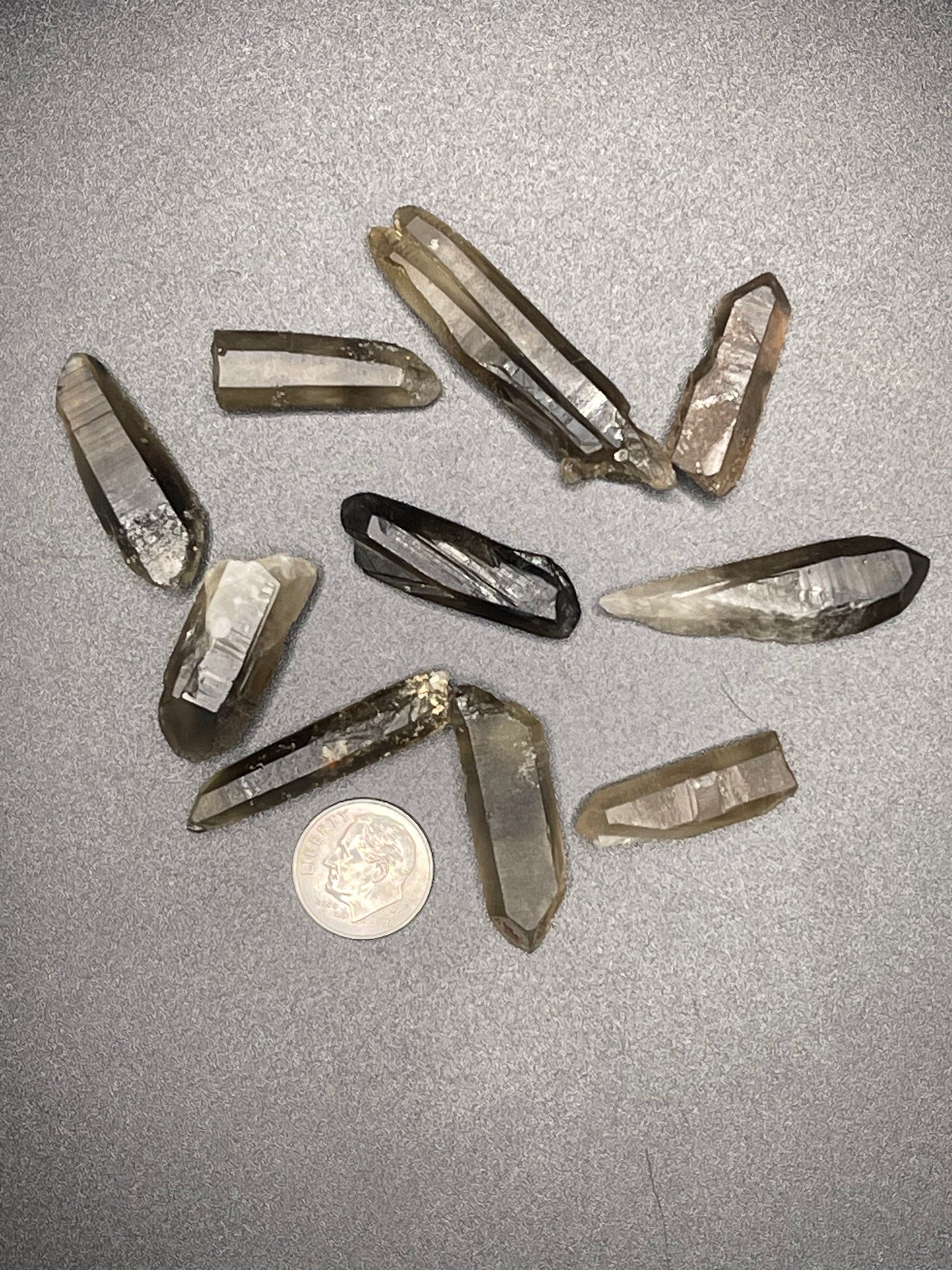 Natural Smoky Quartz Points