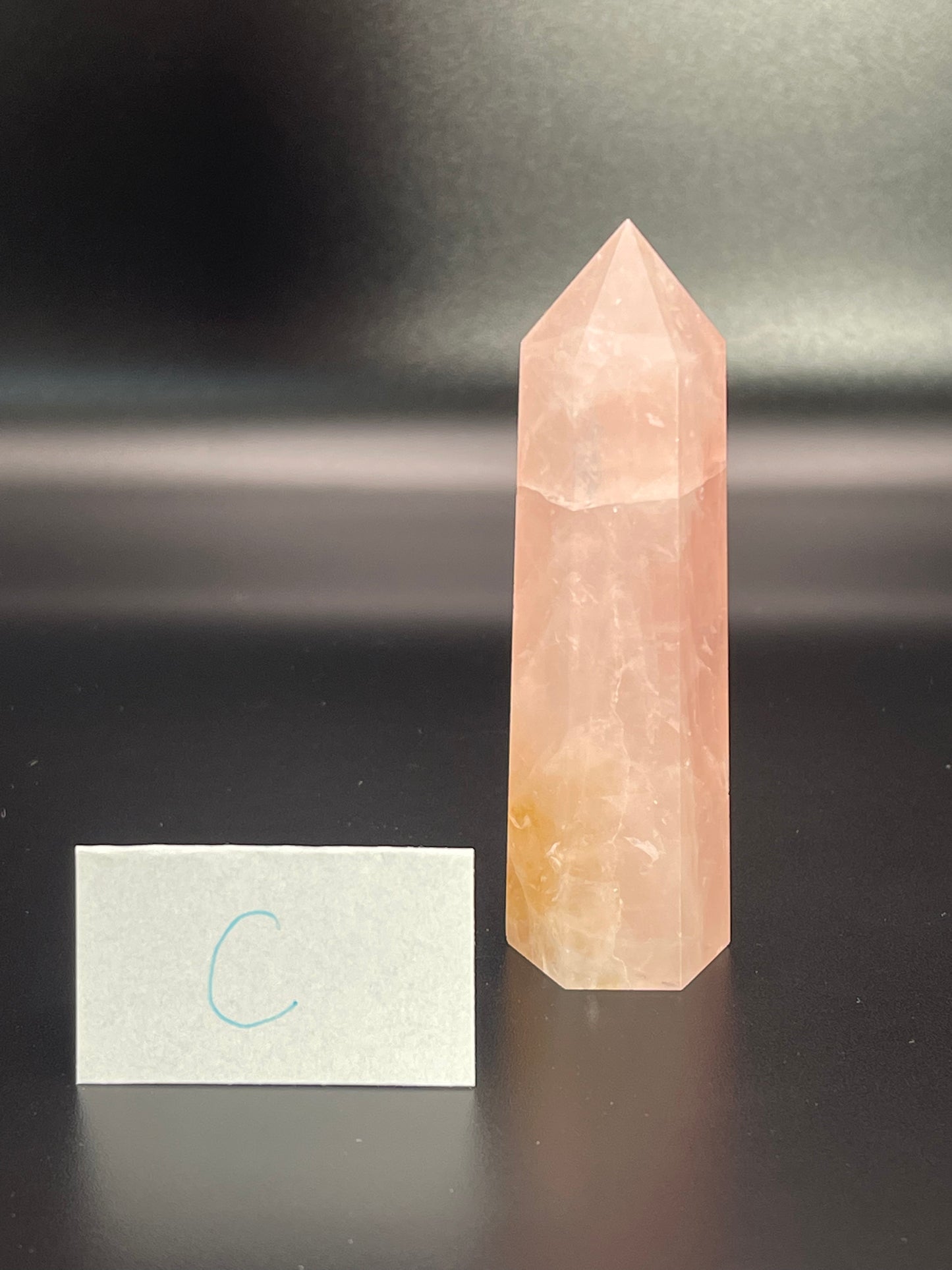 Rose quartz points