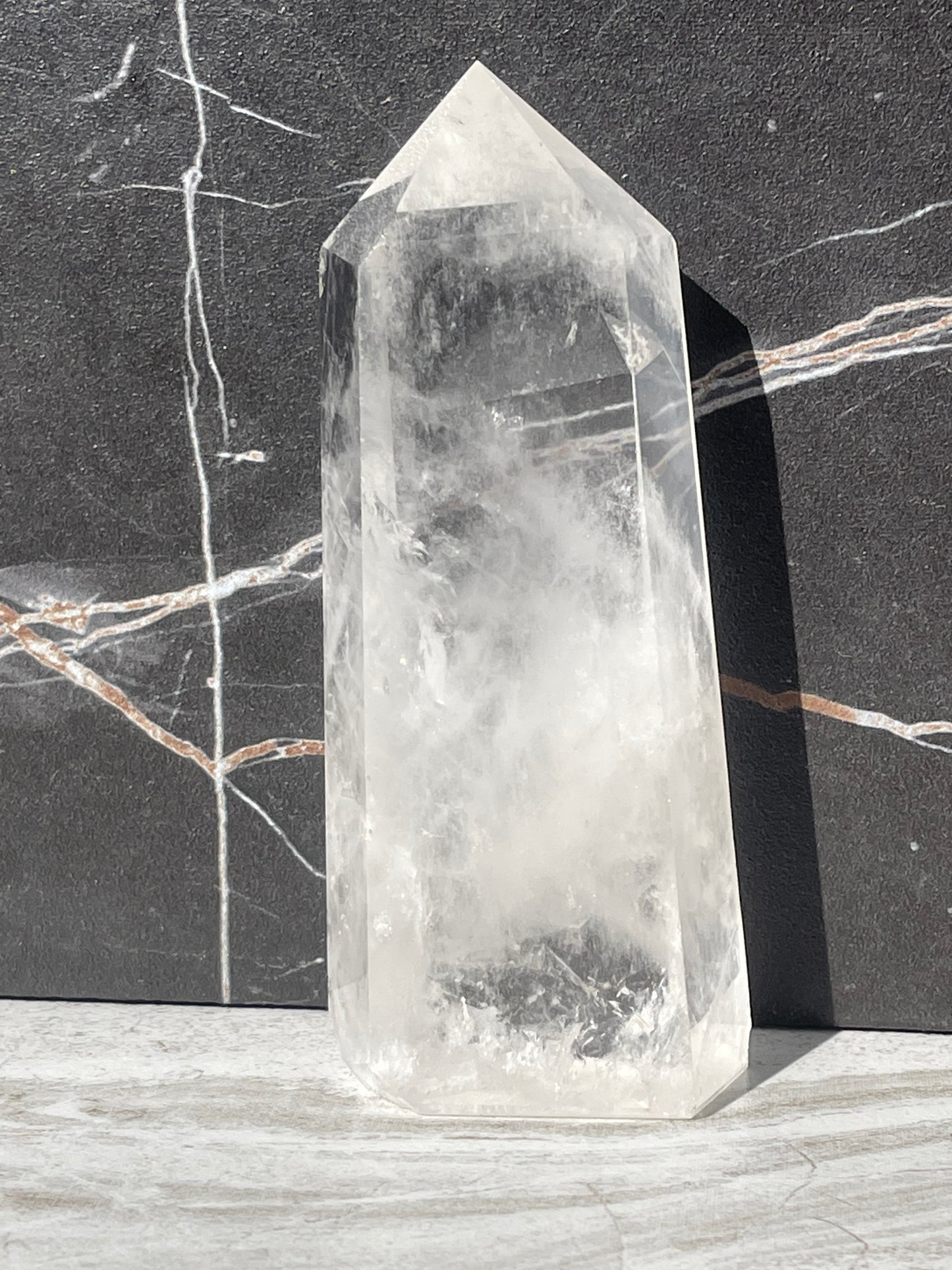 Clear Quartz Tower