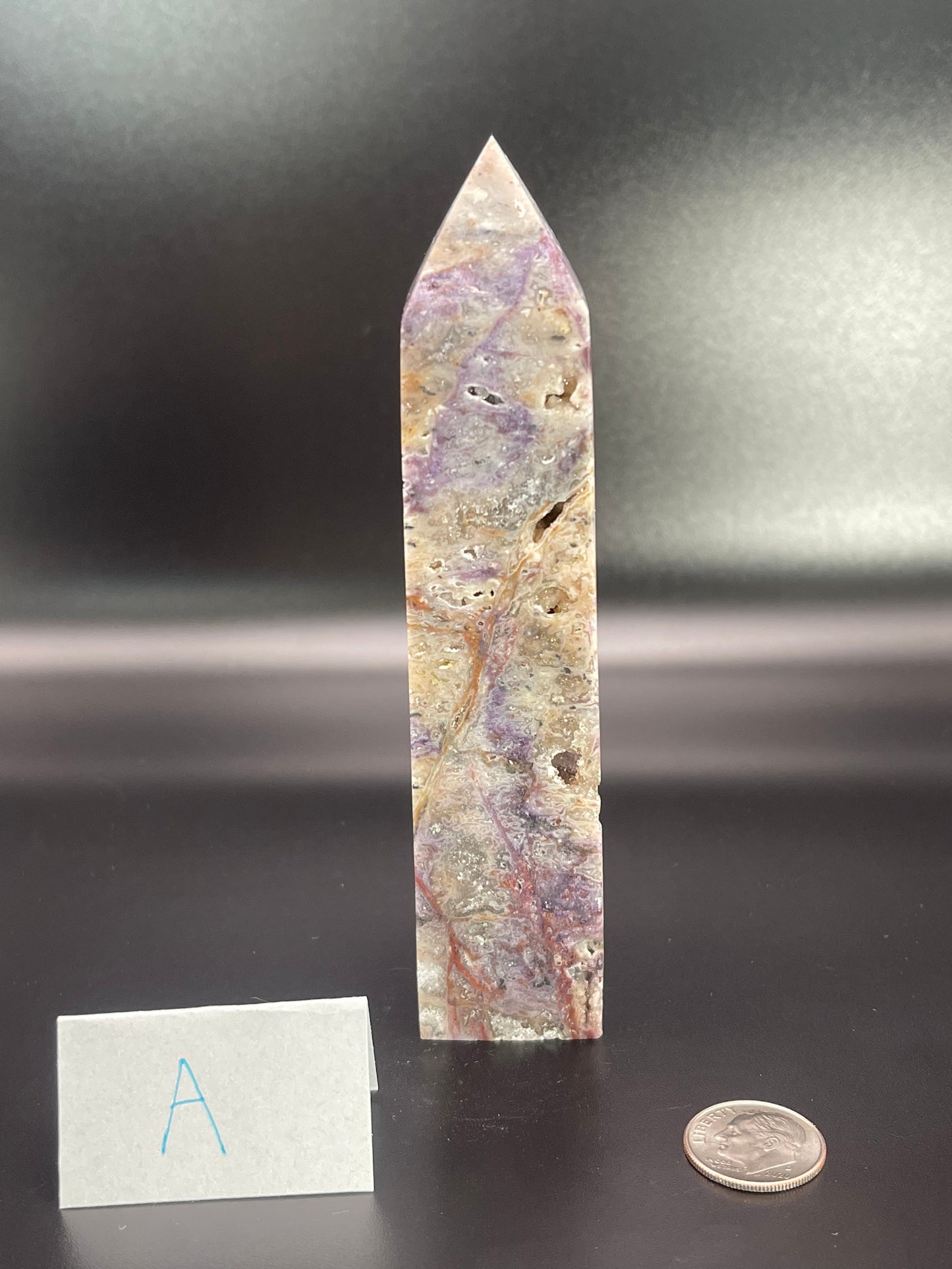 Purple Sphalerite Crystal Points