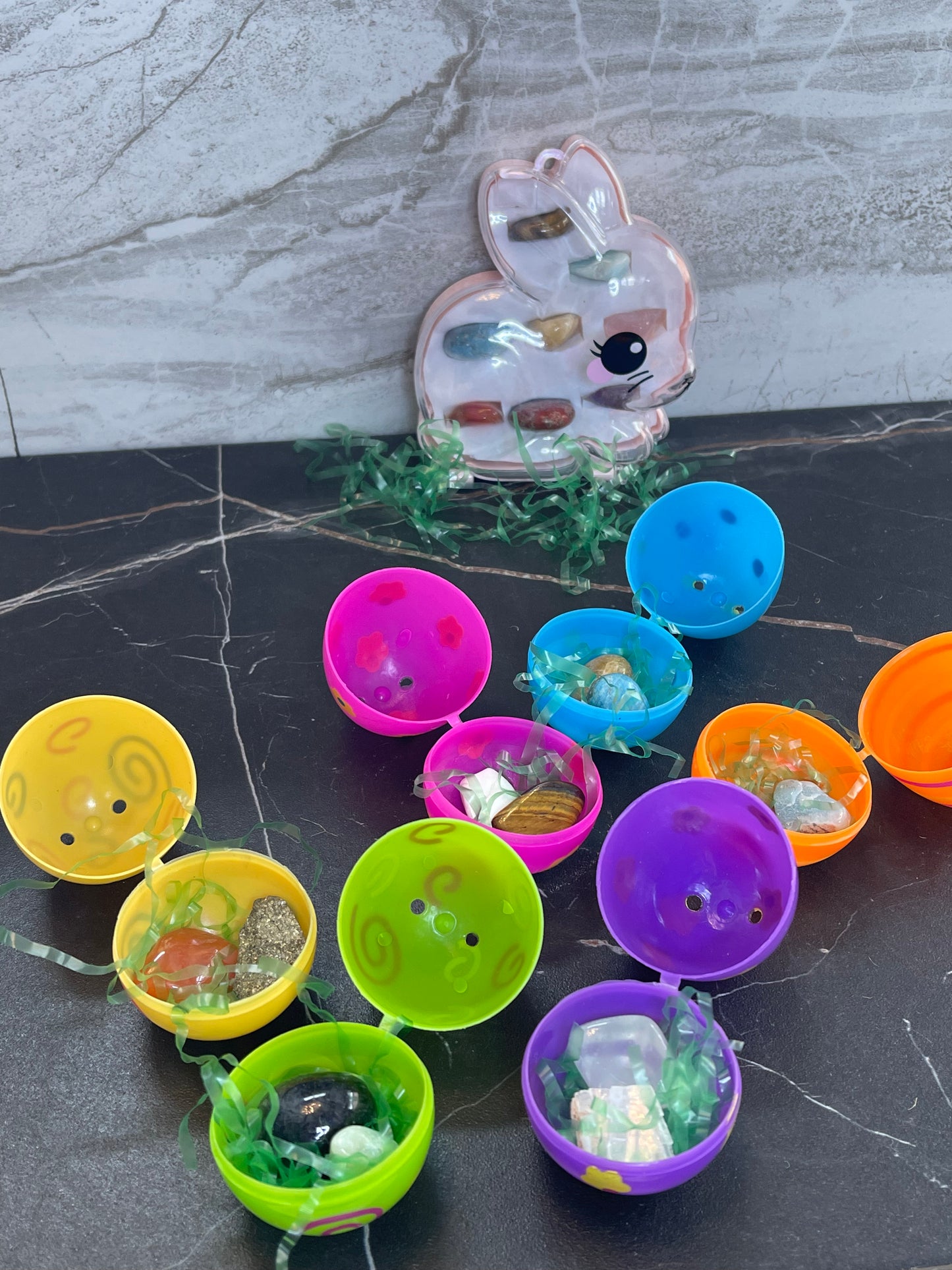 Pre-filled Easter Eggs with Crystals