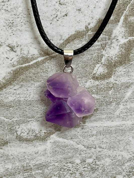 Amethyst Cluster Necklace