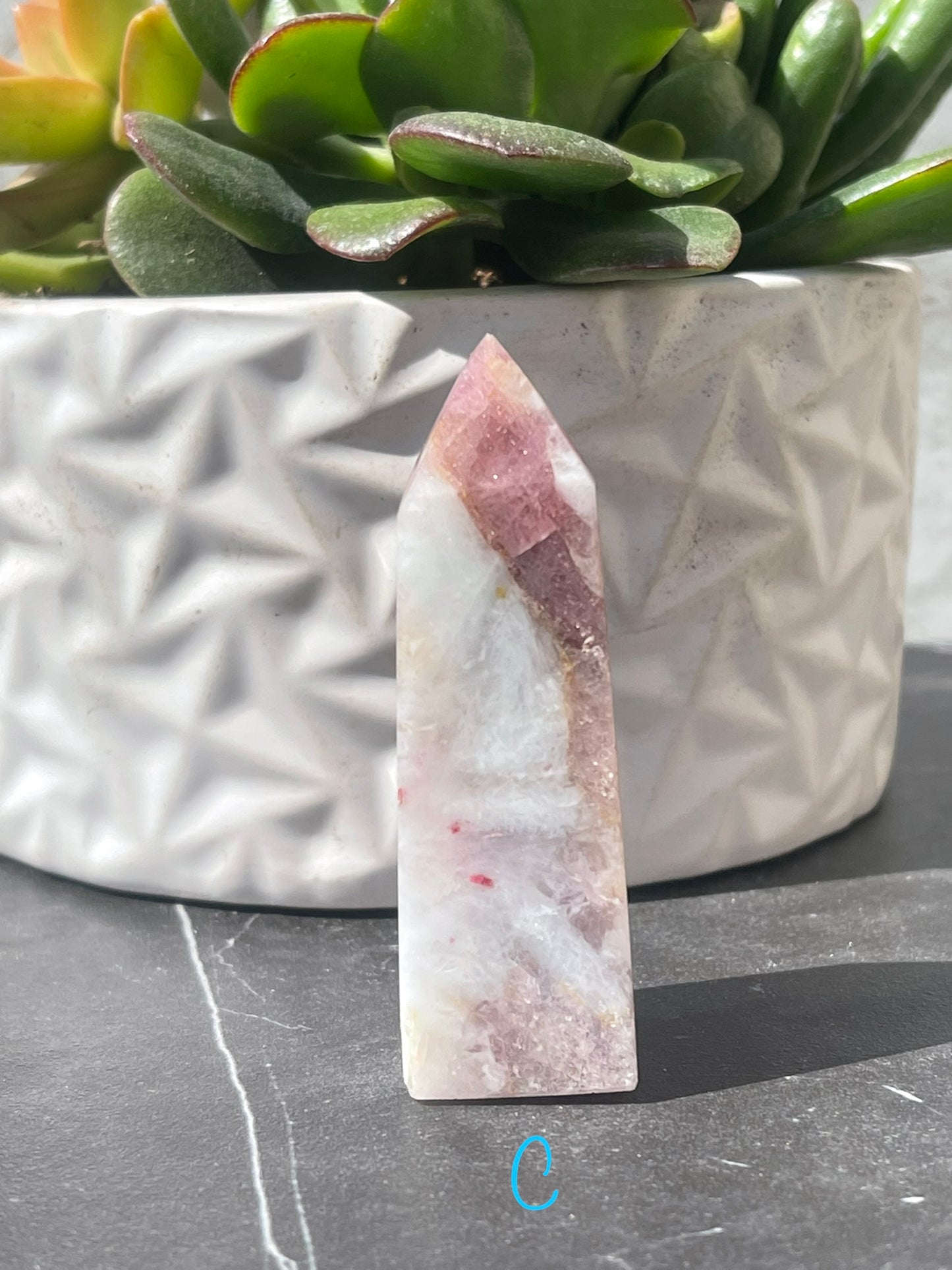 Pink Tourmaline Points