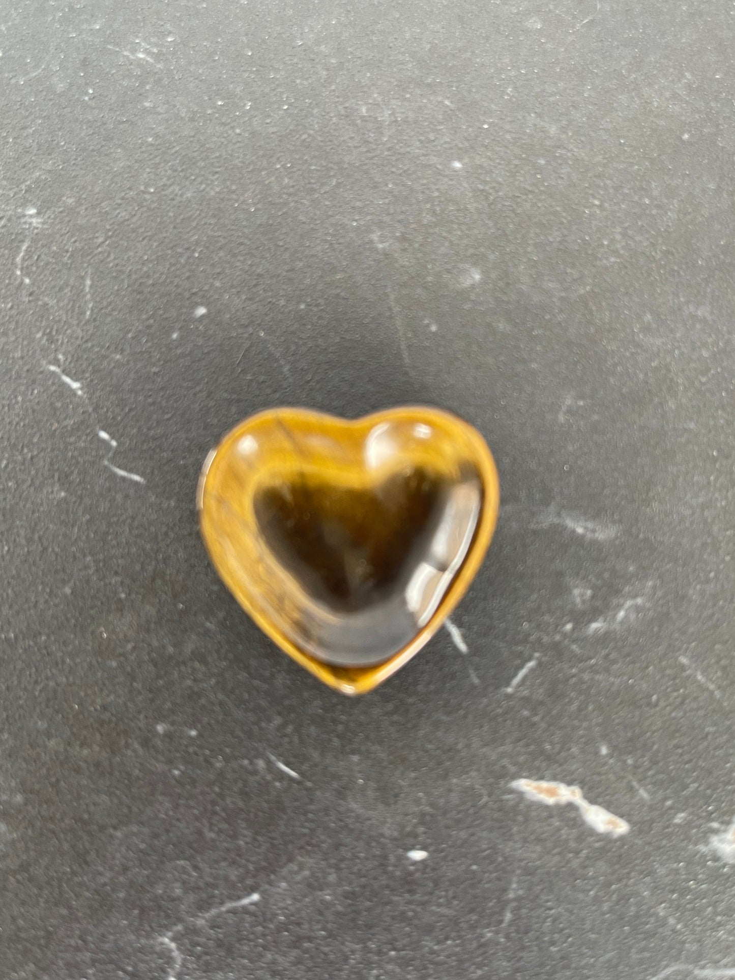 Deeply Carved Heart Worry Stones