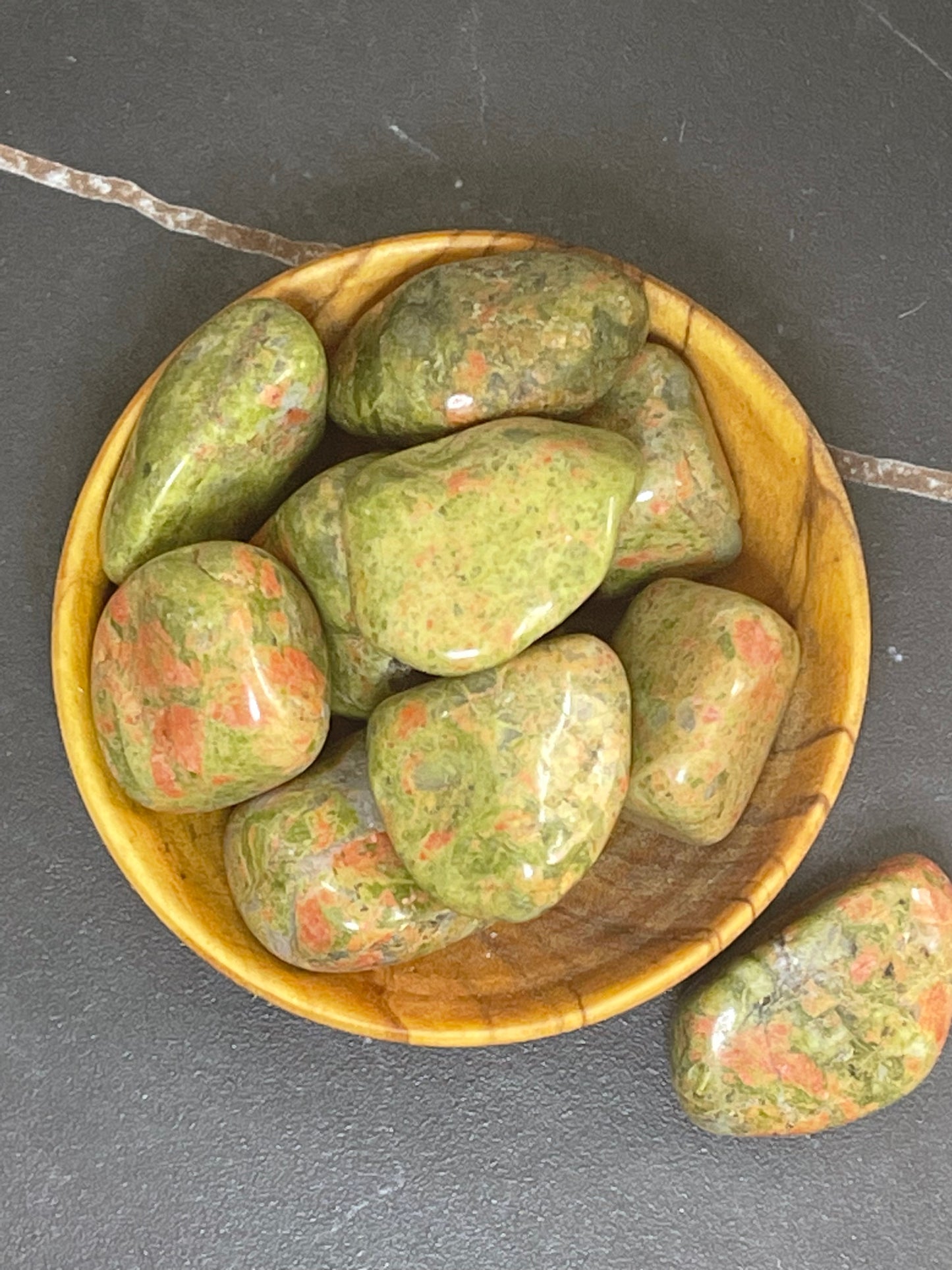 Tumbled Unakite