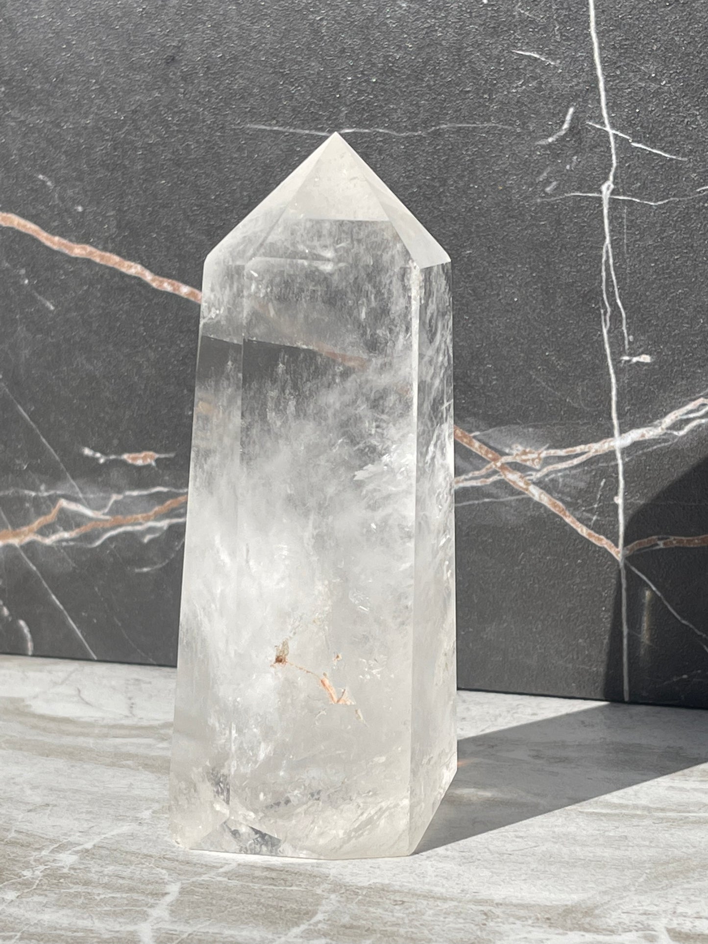 Clear Quartz Tower