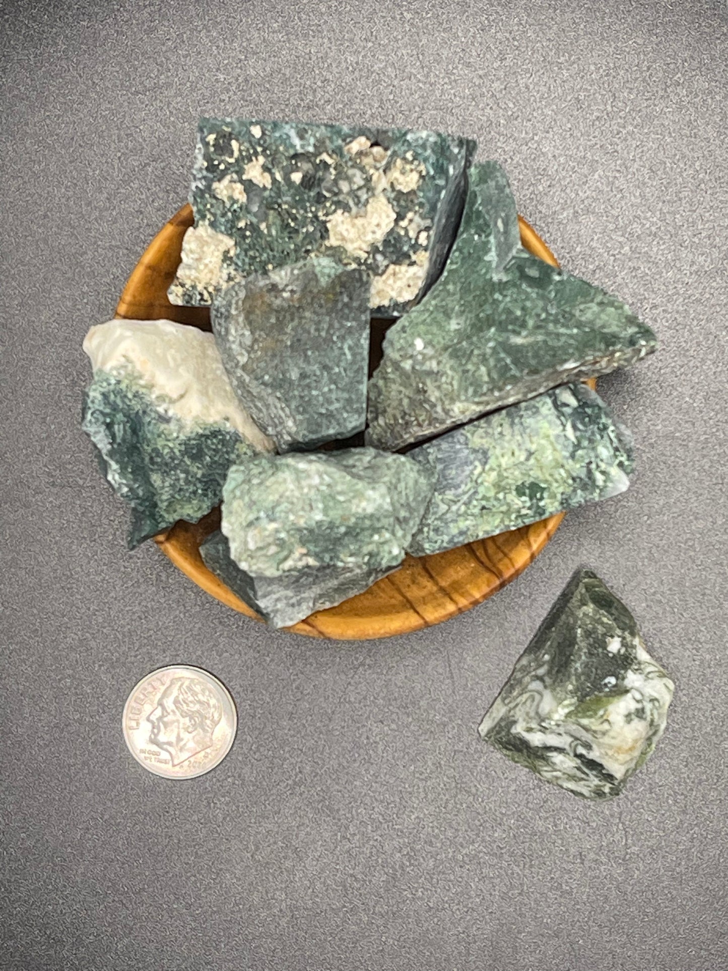 Raw Moss Agate