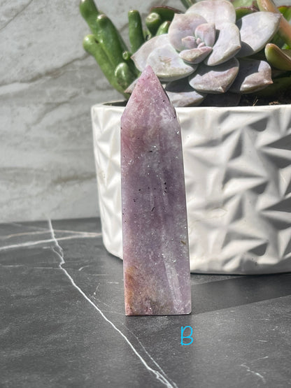 Pink Tourmaline Points