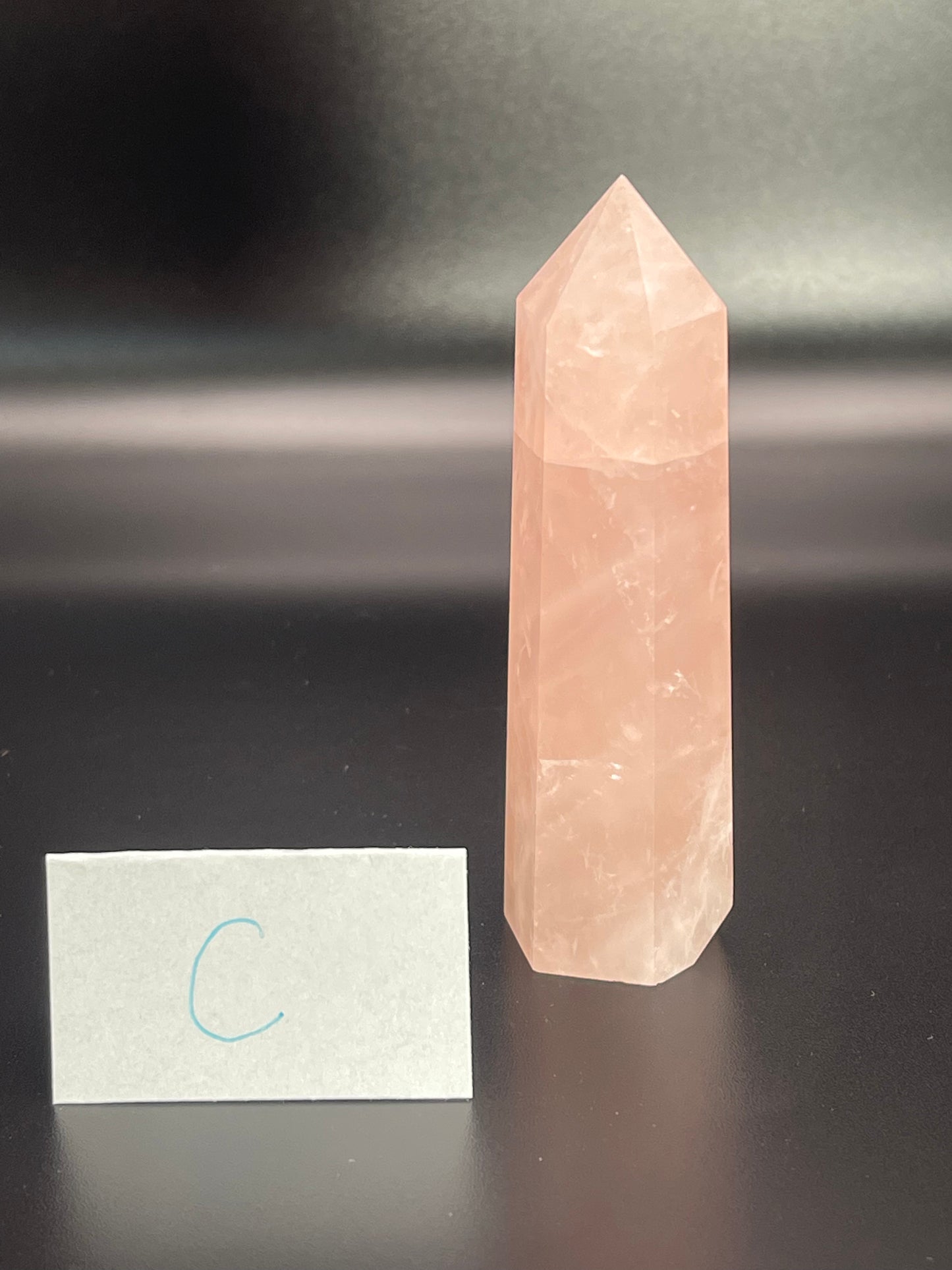 Rose quartz points