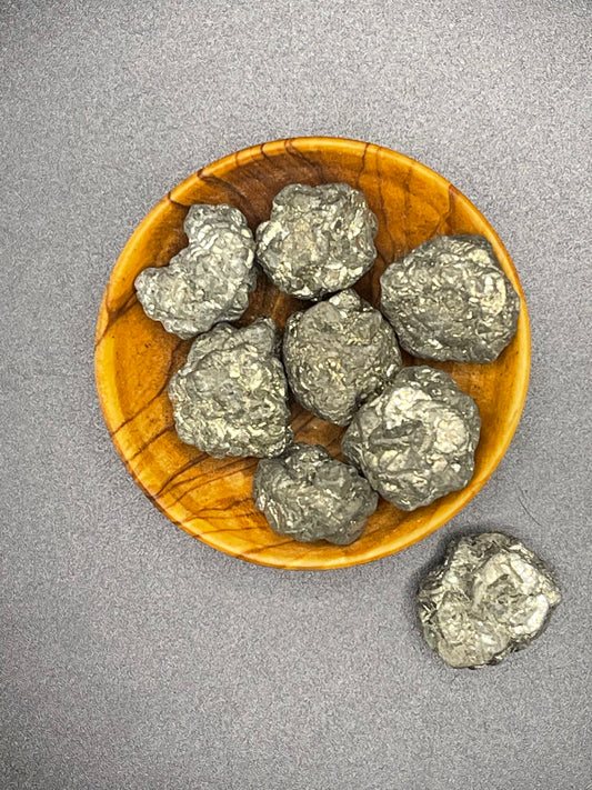 Raw Round Iron Pyrite