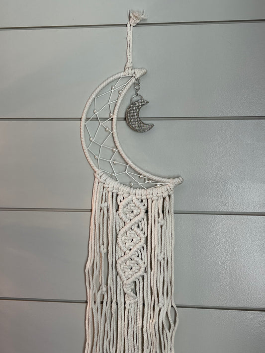 Moon Macrame Dreamcatcher