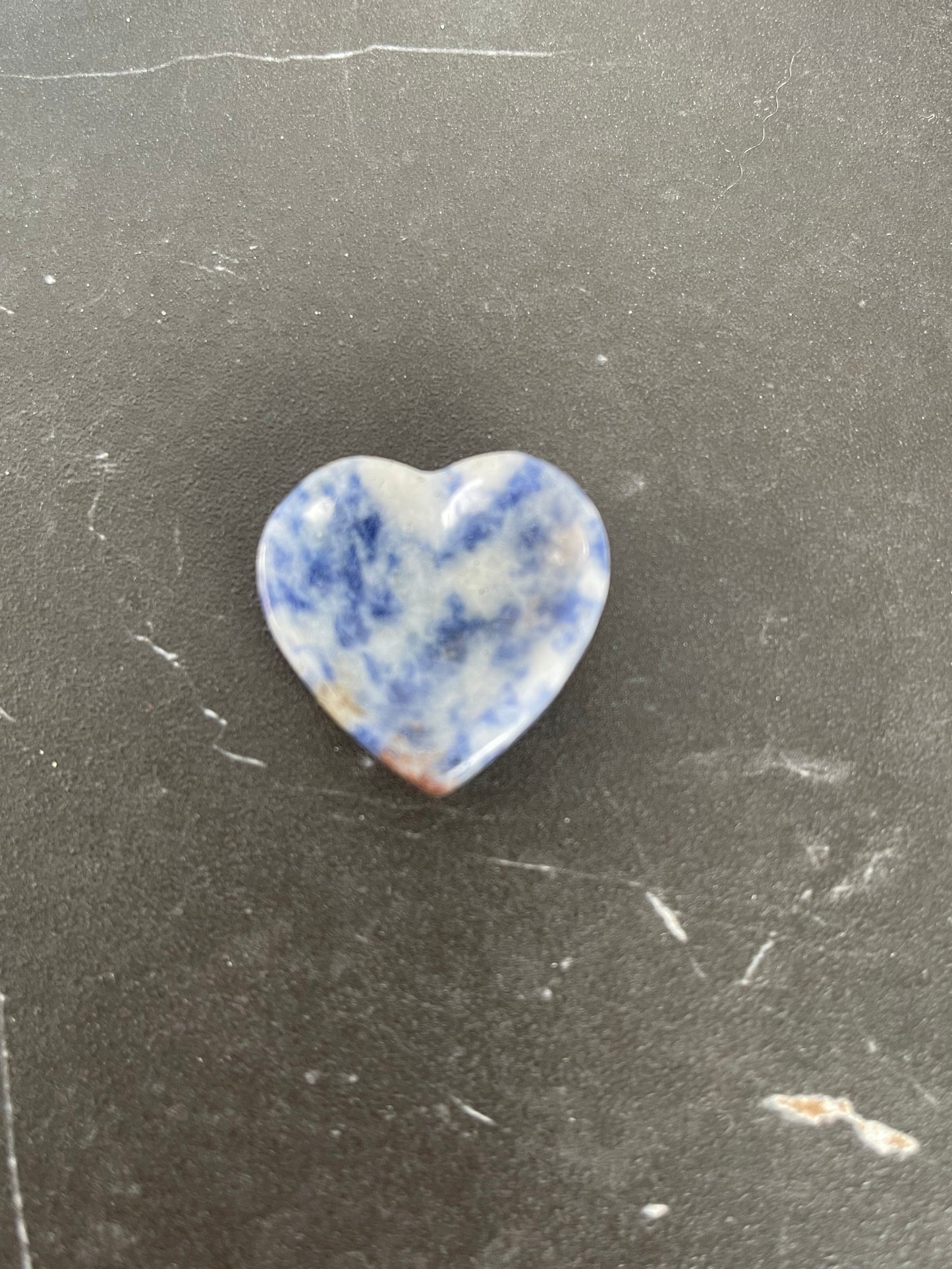 Deeply Carved Heart Worry Stones