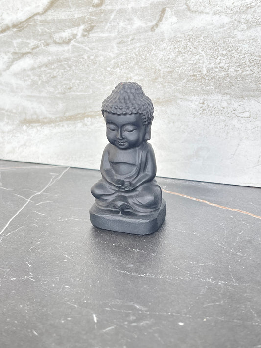 Black Obsidian Buddha