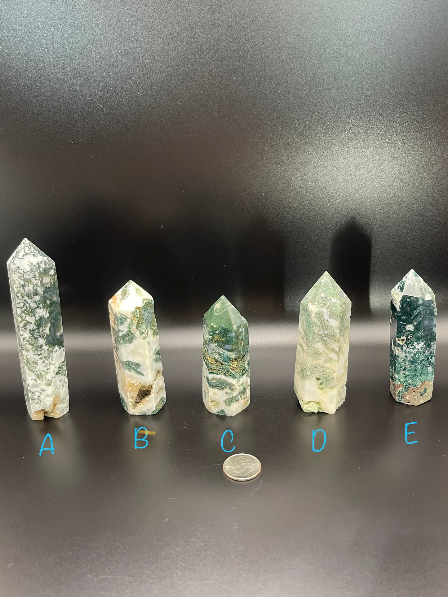 Moss Agate Points