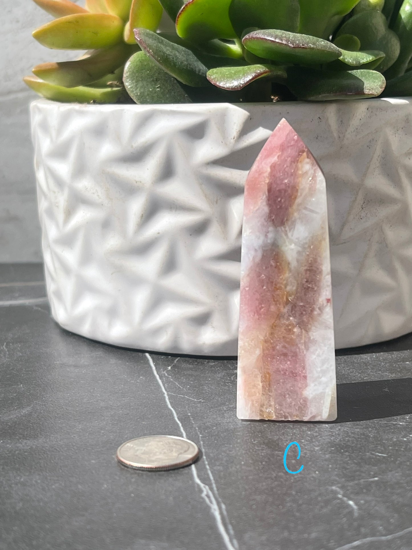 Pink Tourmaline Points