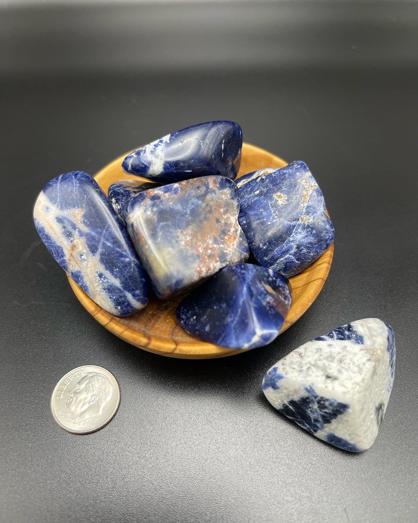 Tumbled Sodalite