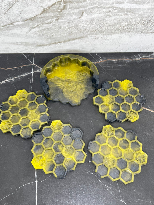 Bee Coaster Set