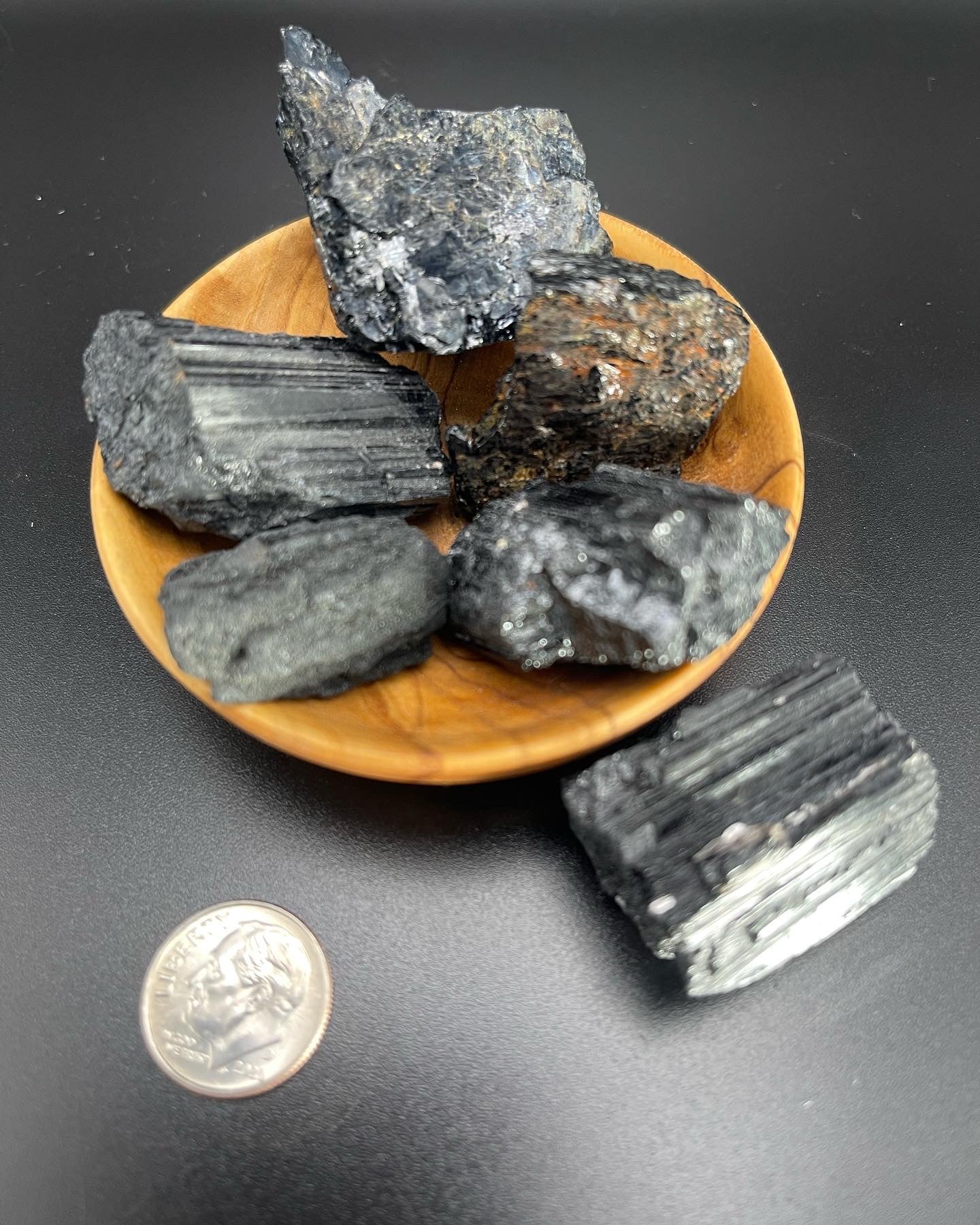 Raw Smaller Black Tourmaline