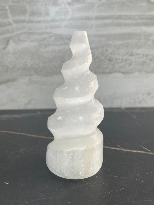 Selenite Spiral Tower