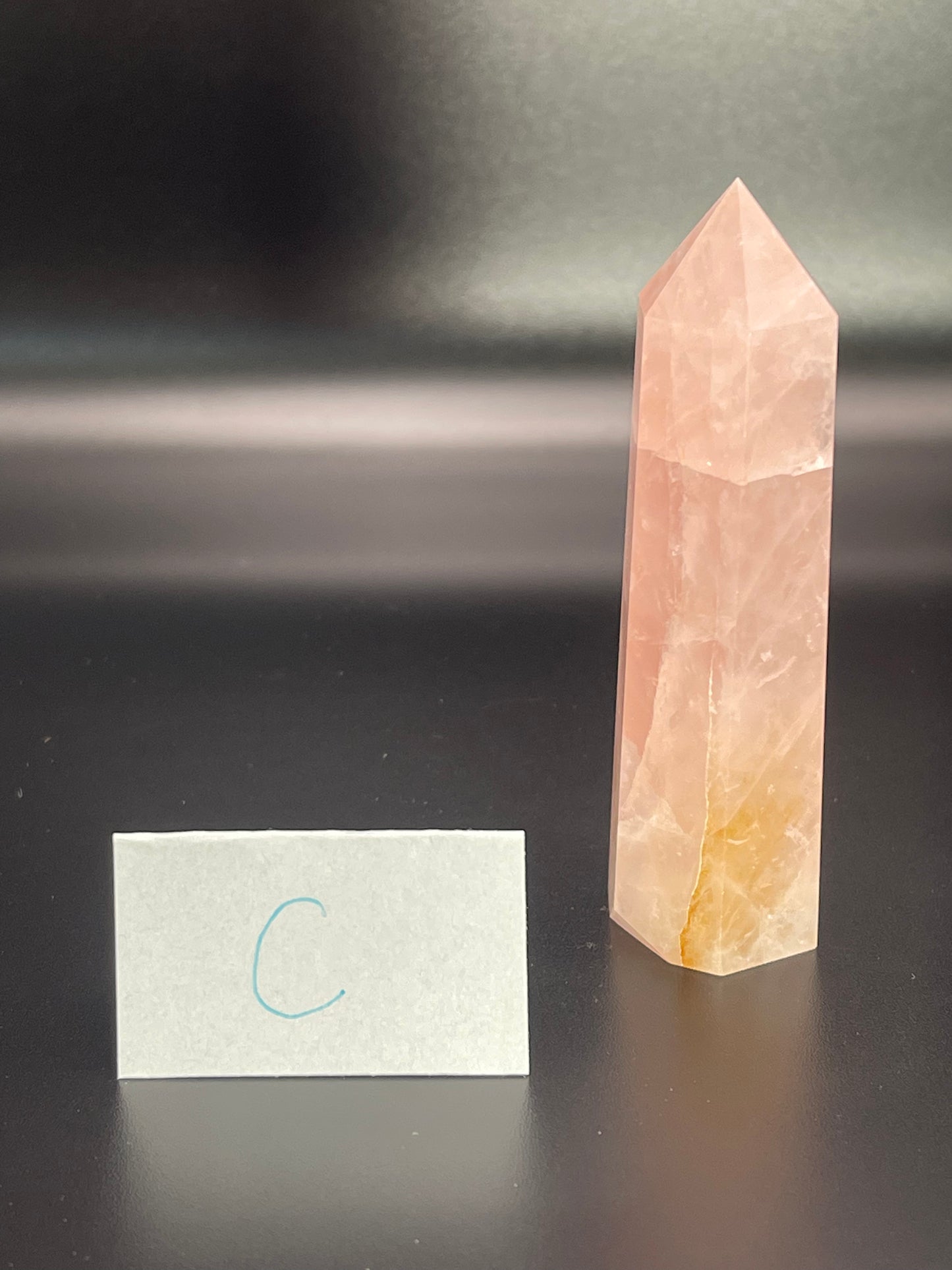 Rose quartz points