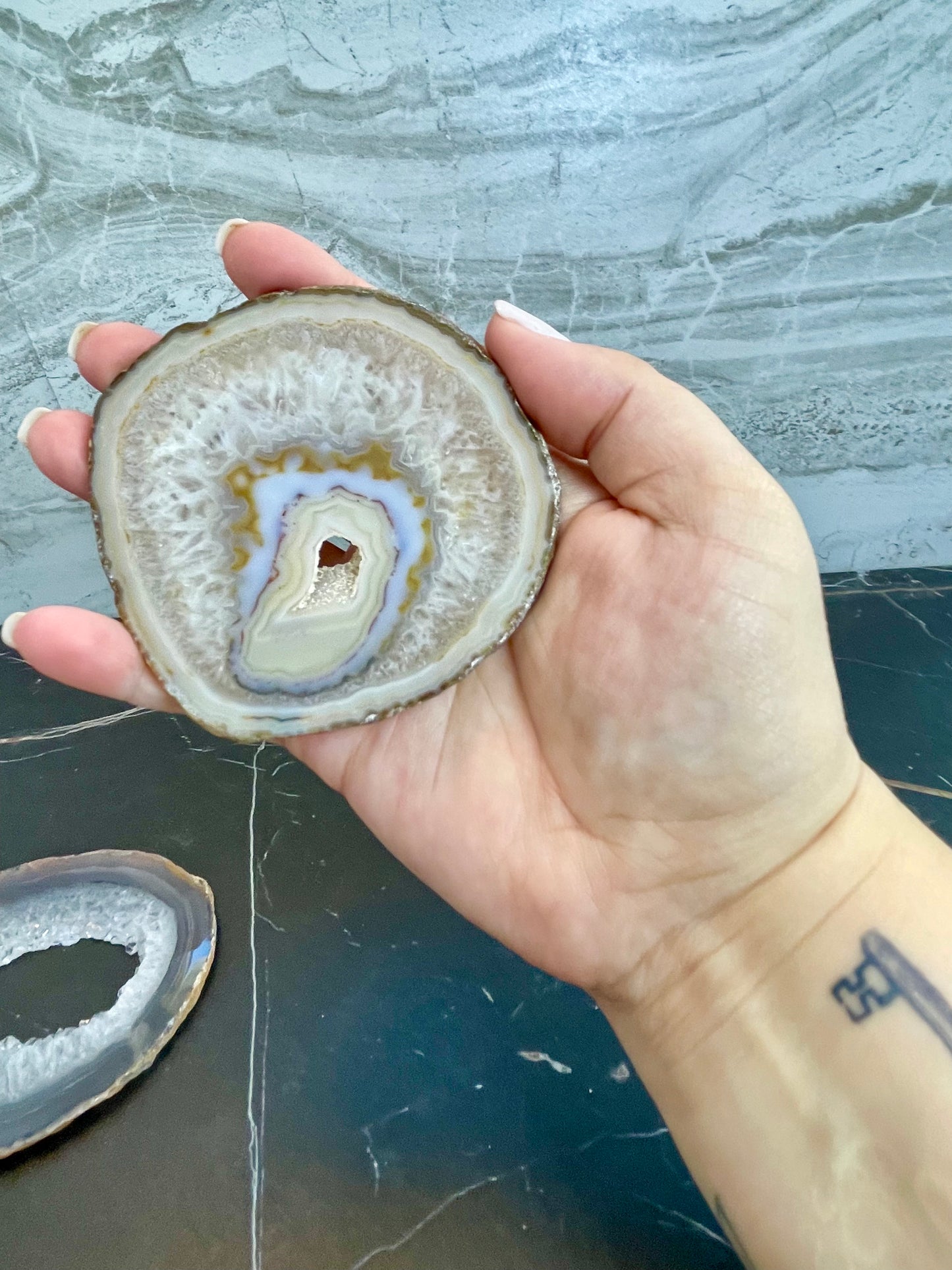 Natural Agate Slices