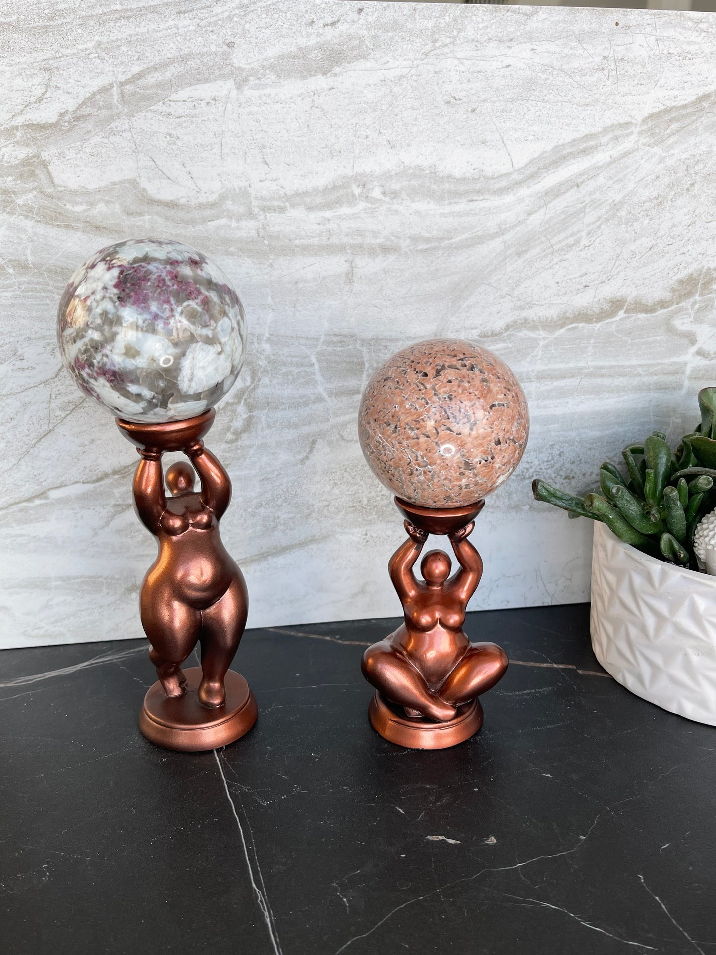 Goddess Sphere Holders