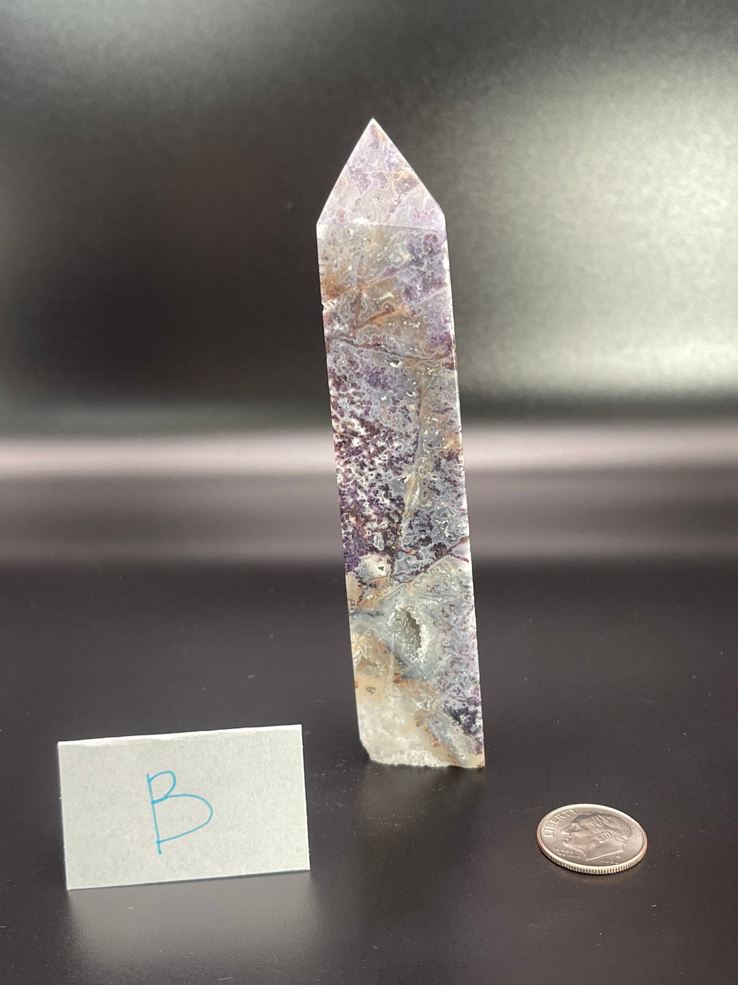 Purple Sphalerite Crystal Points