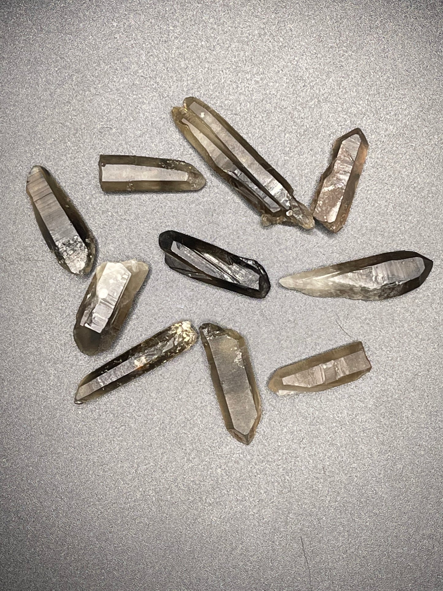 Natural Smoky Quartz Points