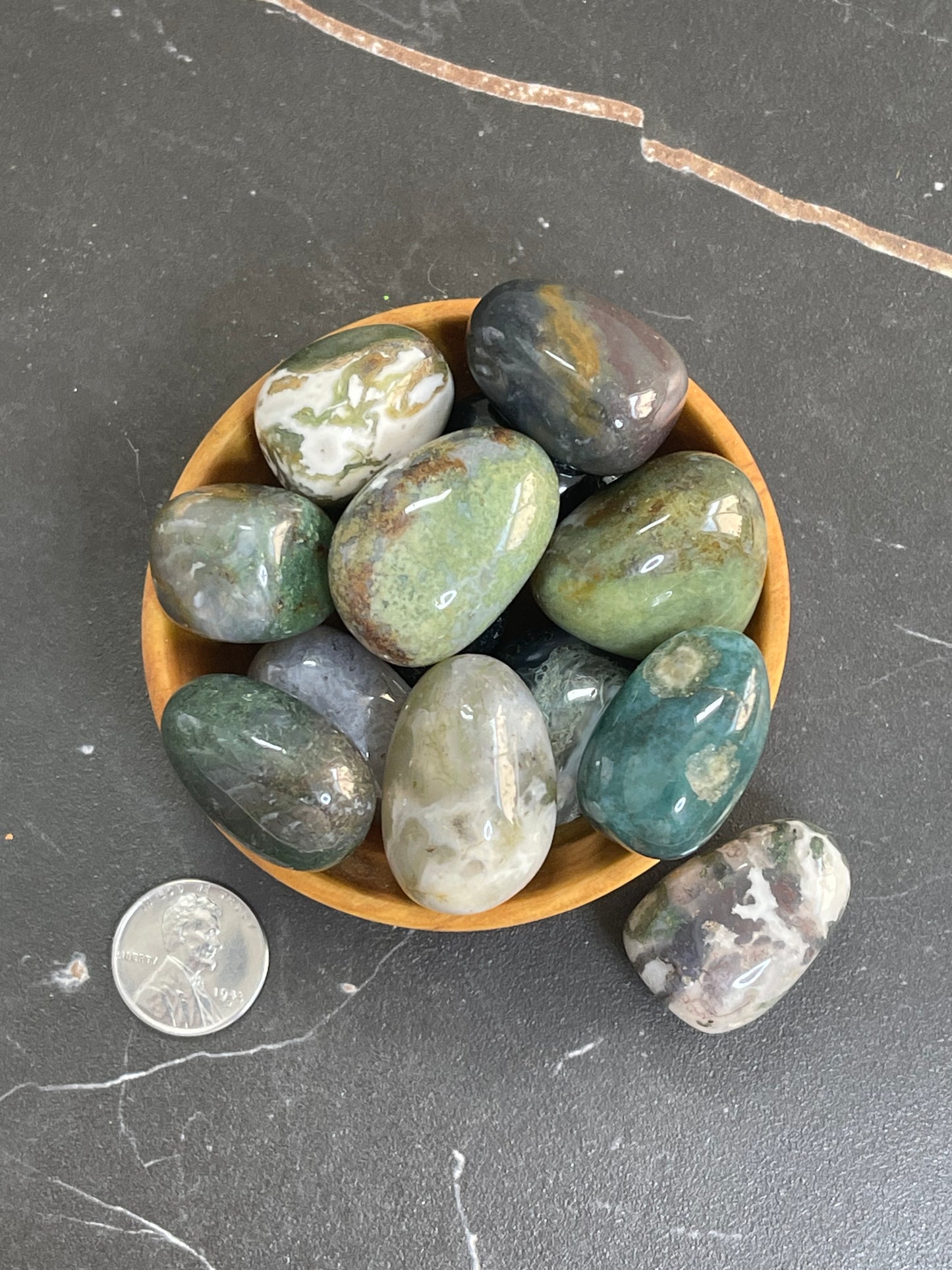 Tumbled Tree Agate