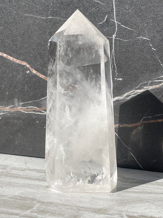 Clear Quartz Tower