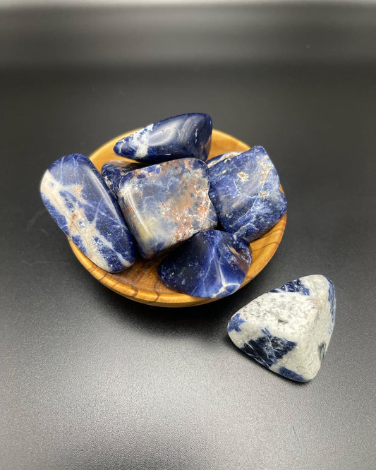 Tumbled Sodalite