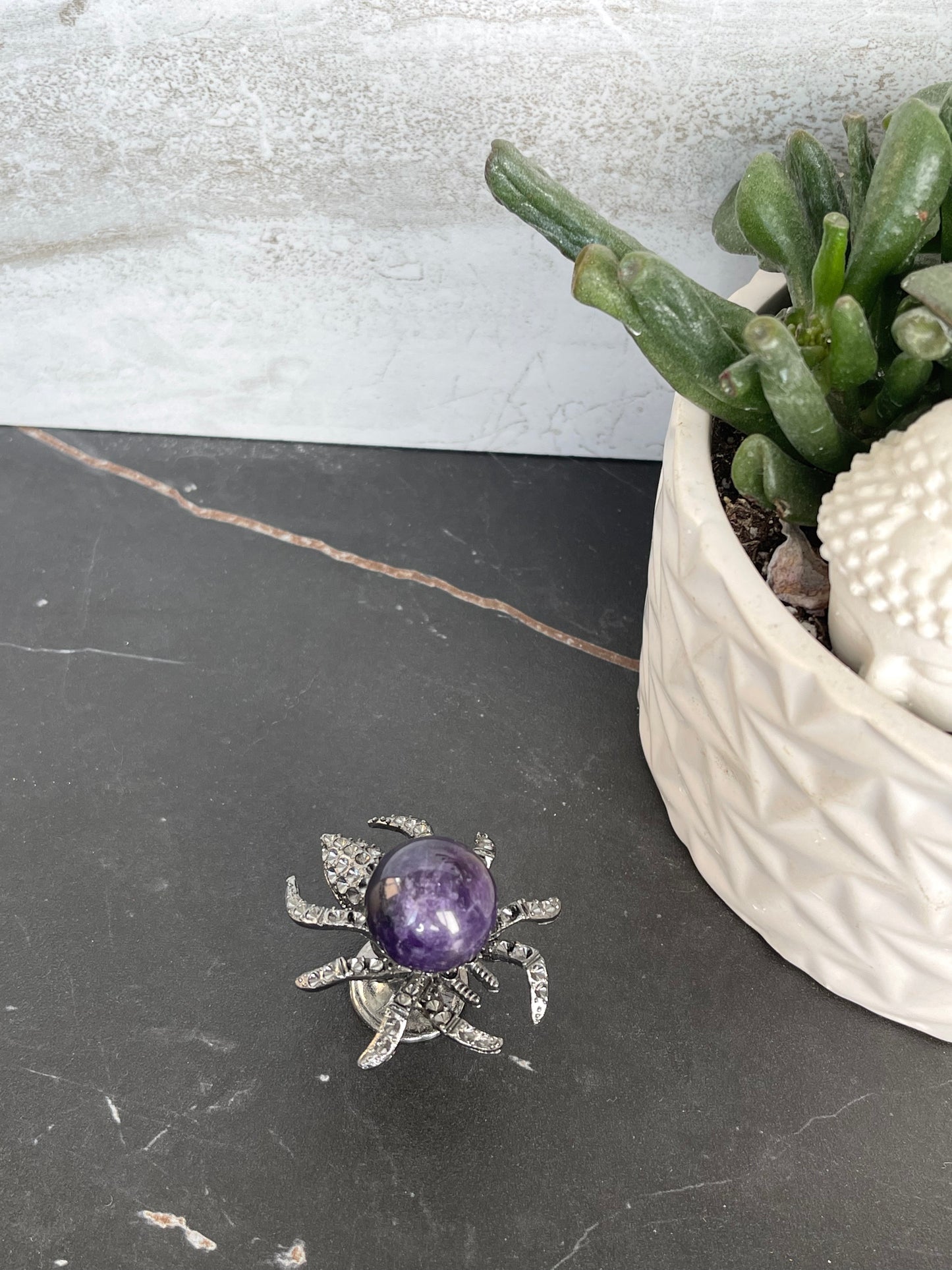 Mini amethyst spheres