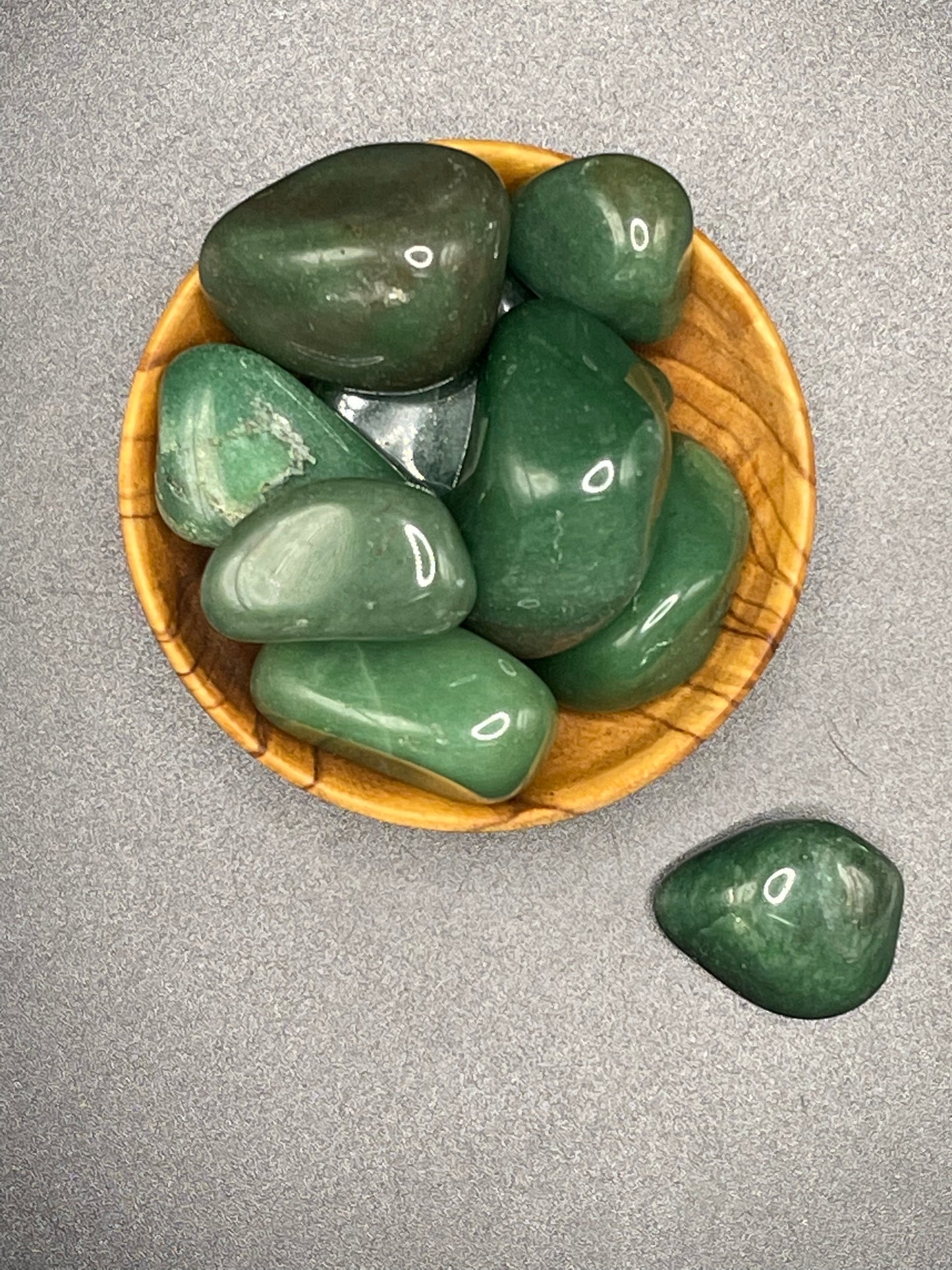 Tumbled Green Jade