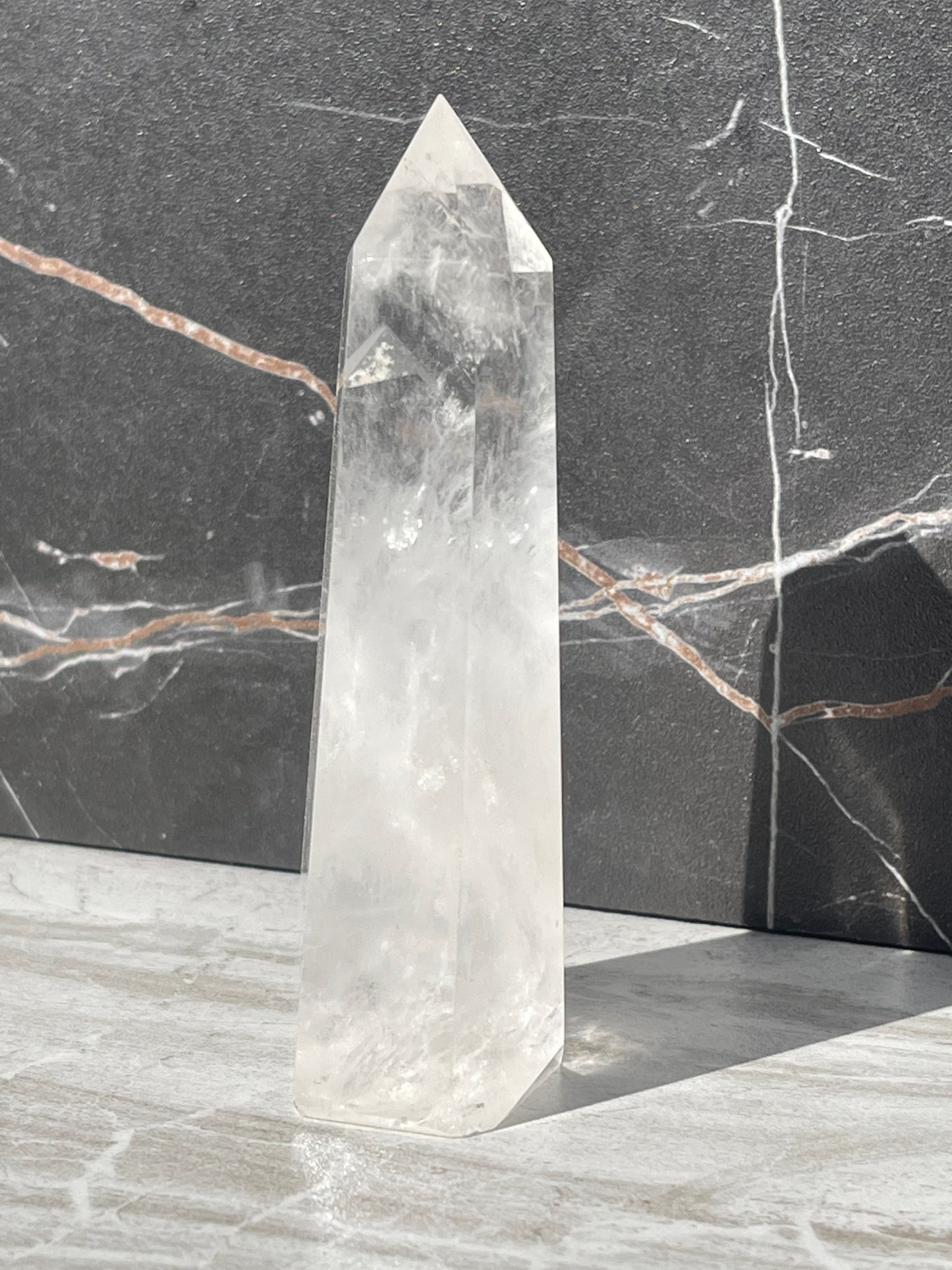 Clear Quartz Tower