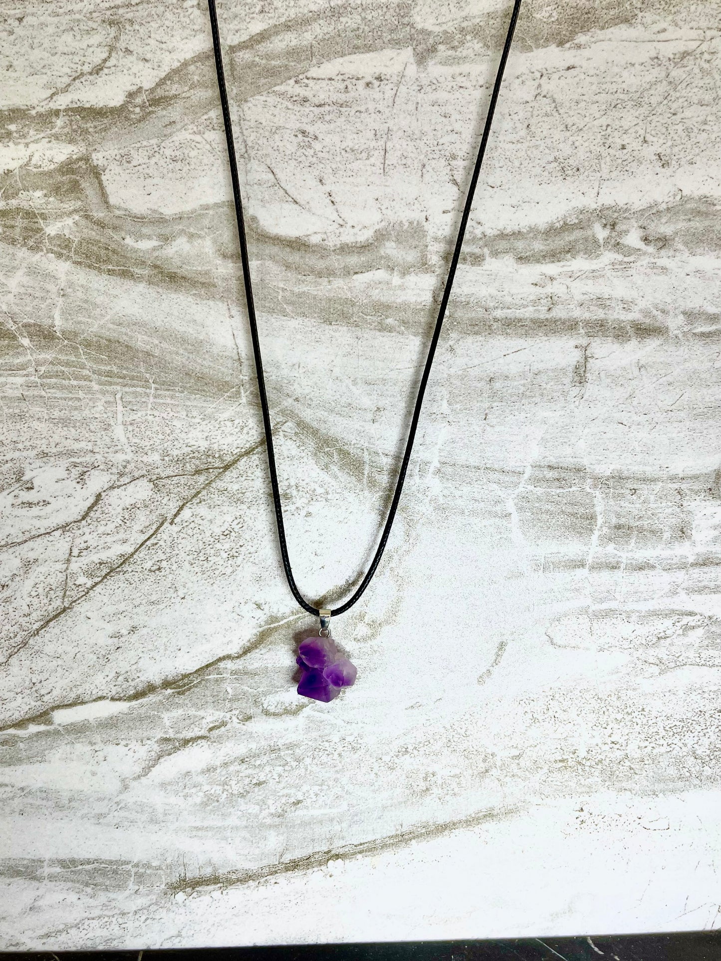 Amethyst Cluster Necklace